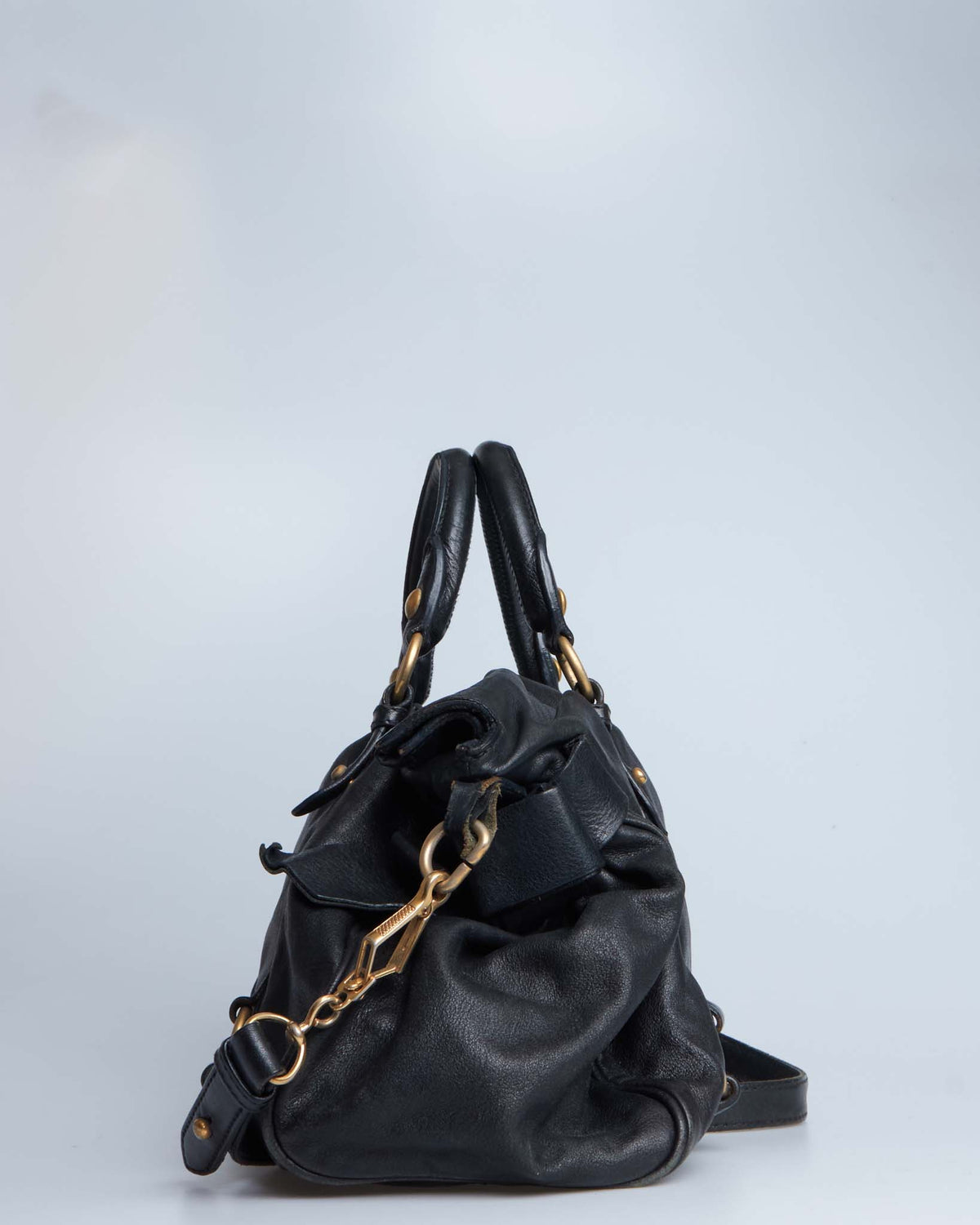 Miu Miu Vitello Lux Bow