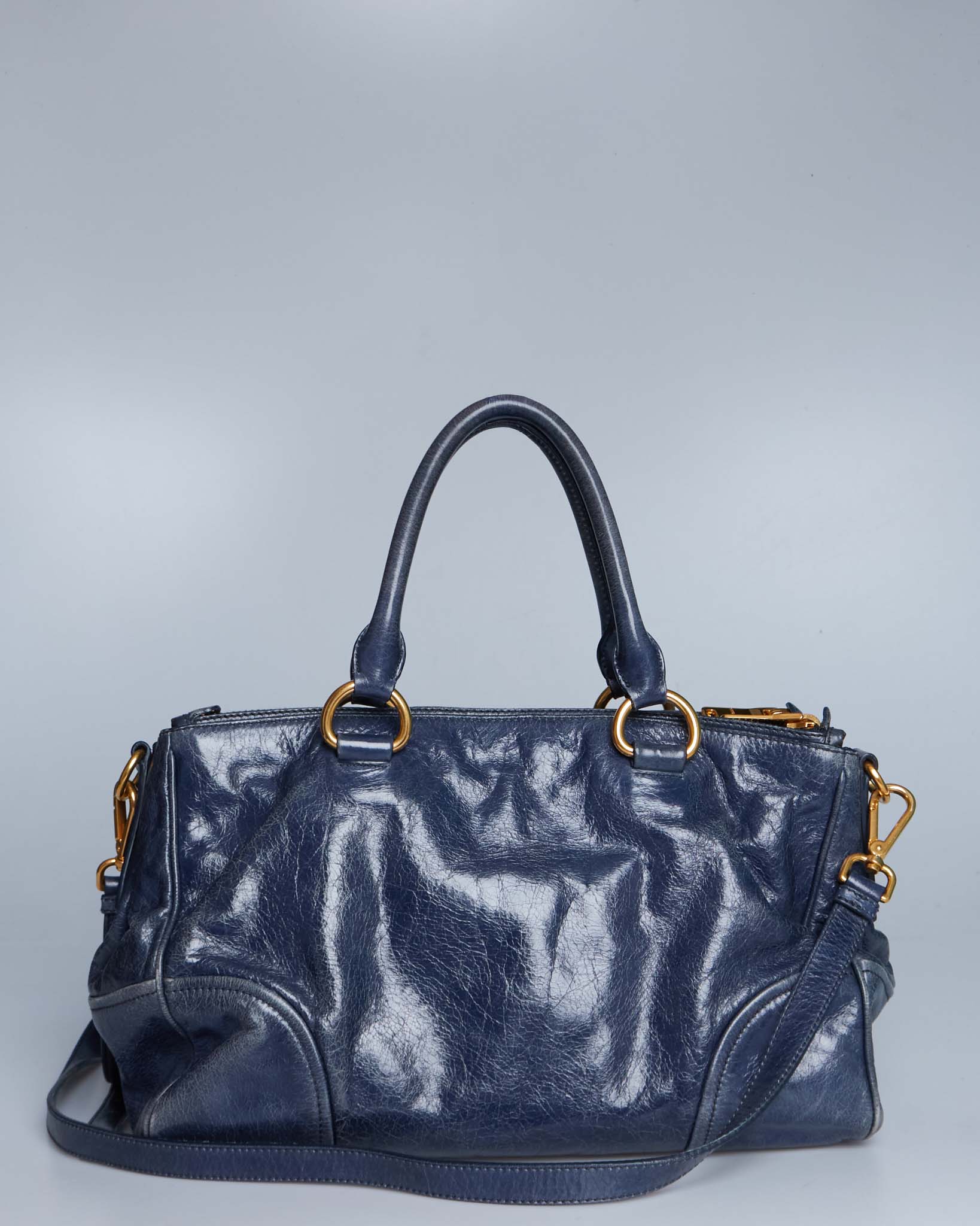 Miu Miu Vitello Lux Bow Tote