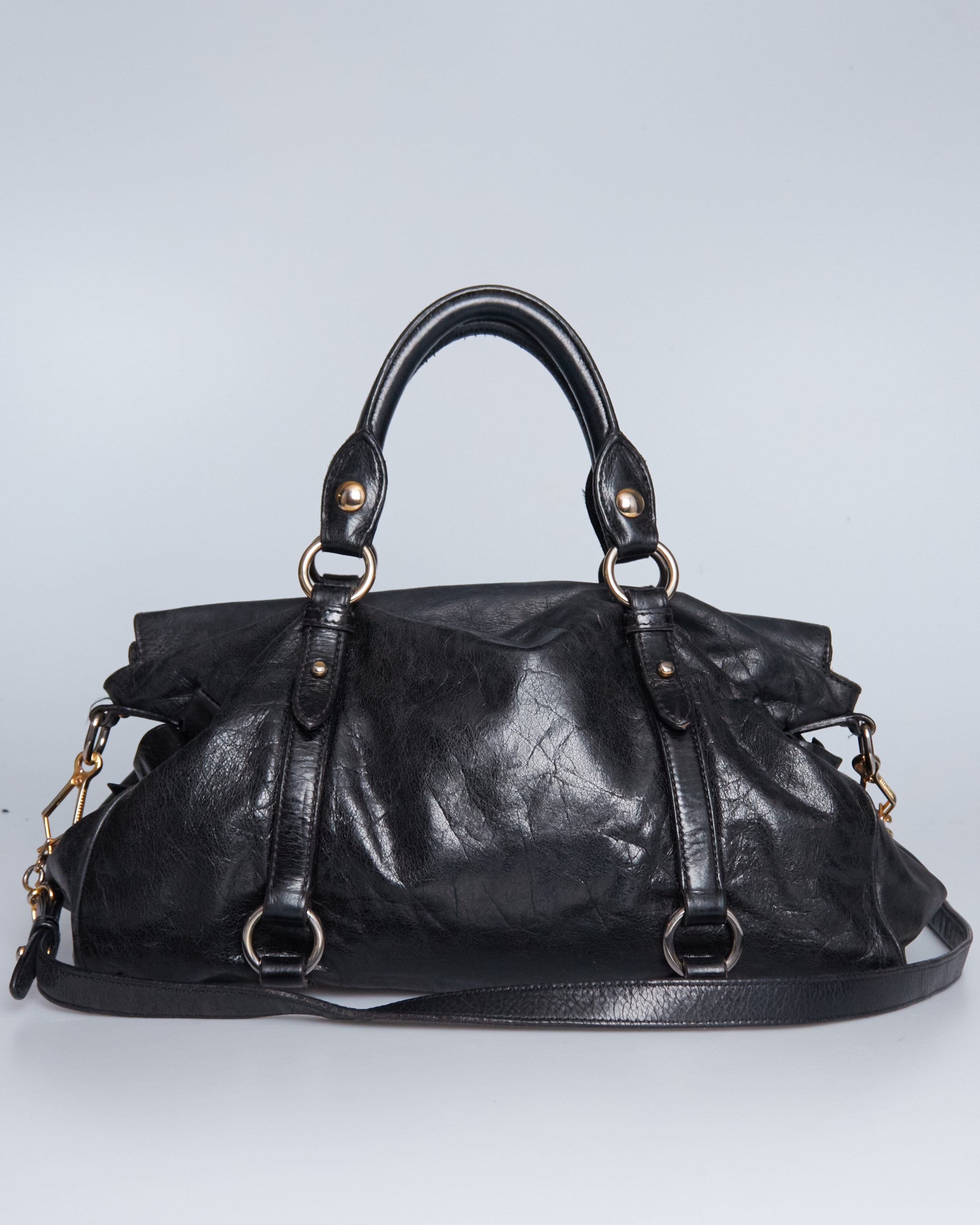 Miu Miu Vitello Lux Bow