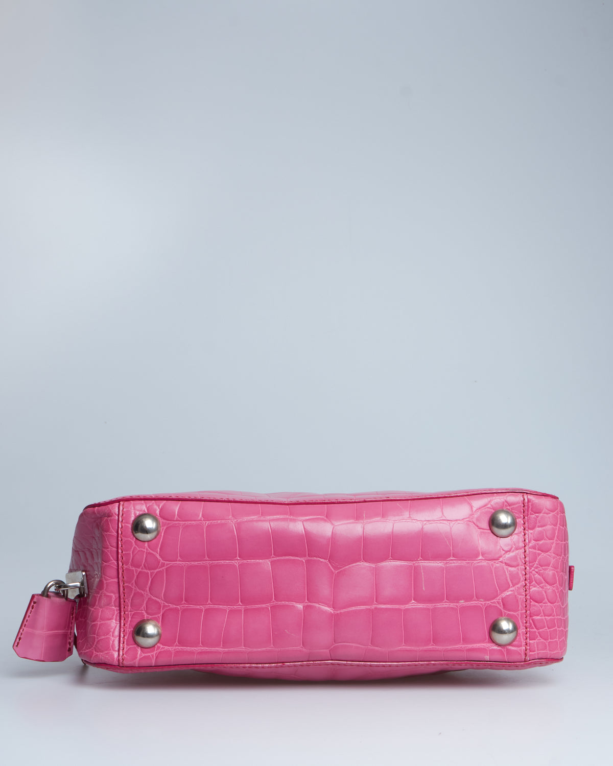 Prada St. Crocco Lucido Bauletto Bag