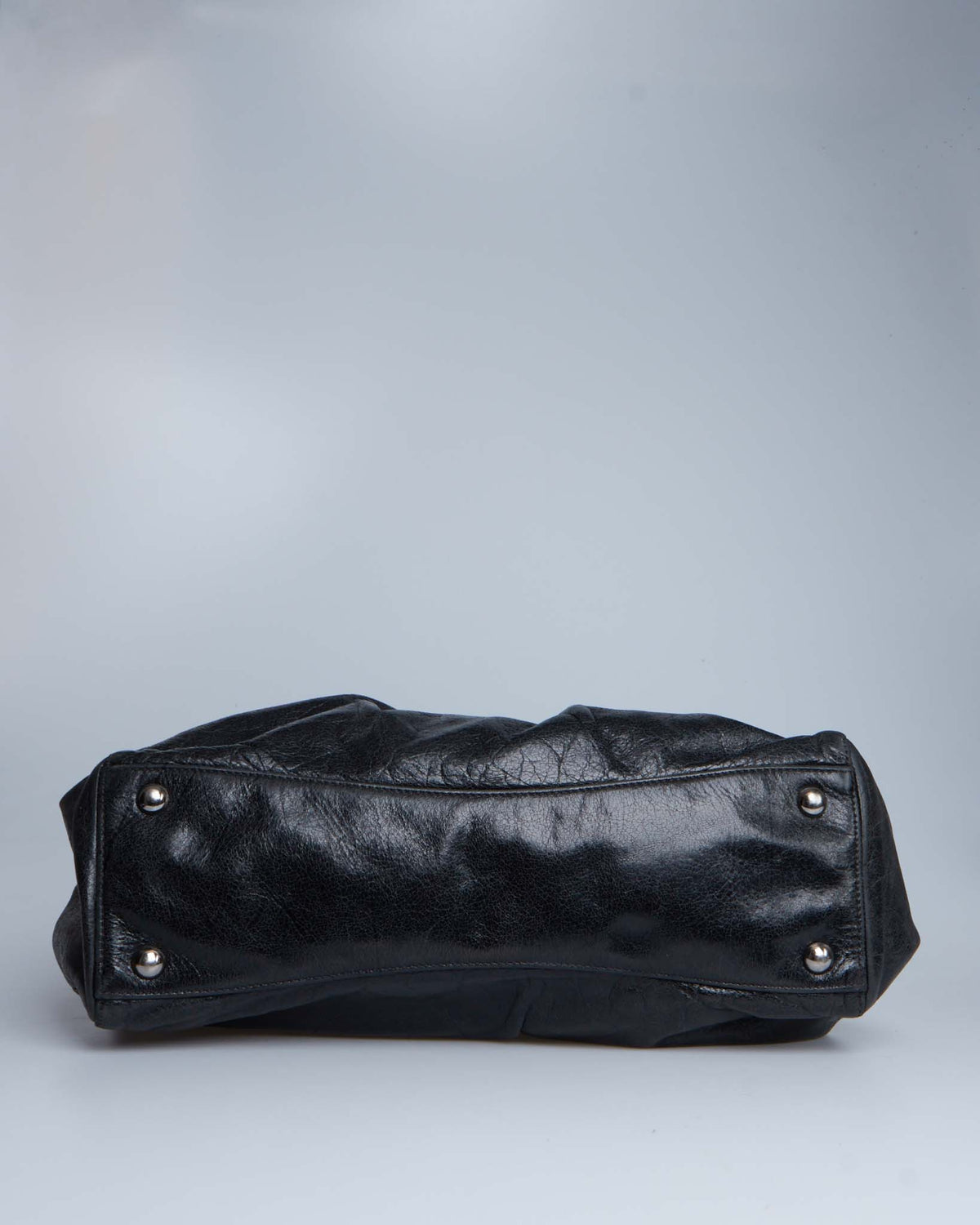 Miu Miu Vitello Lux Gathered Tote