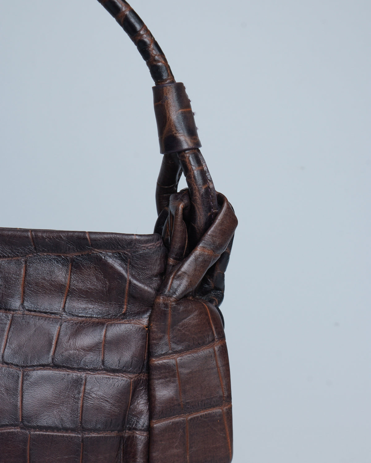 Prada Crocco Bauletto Bag