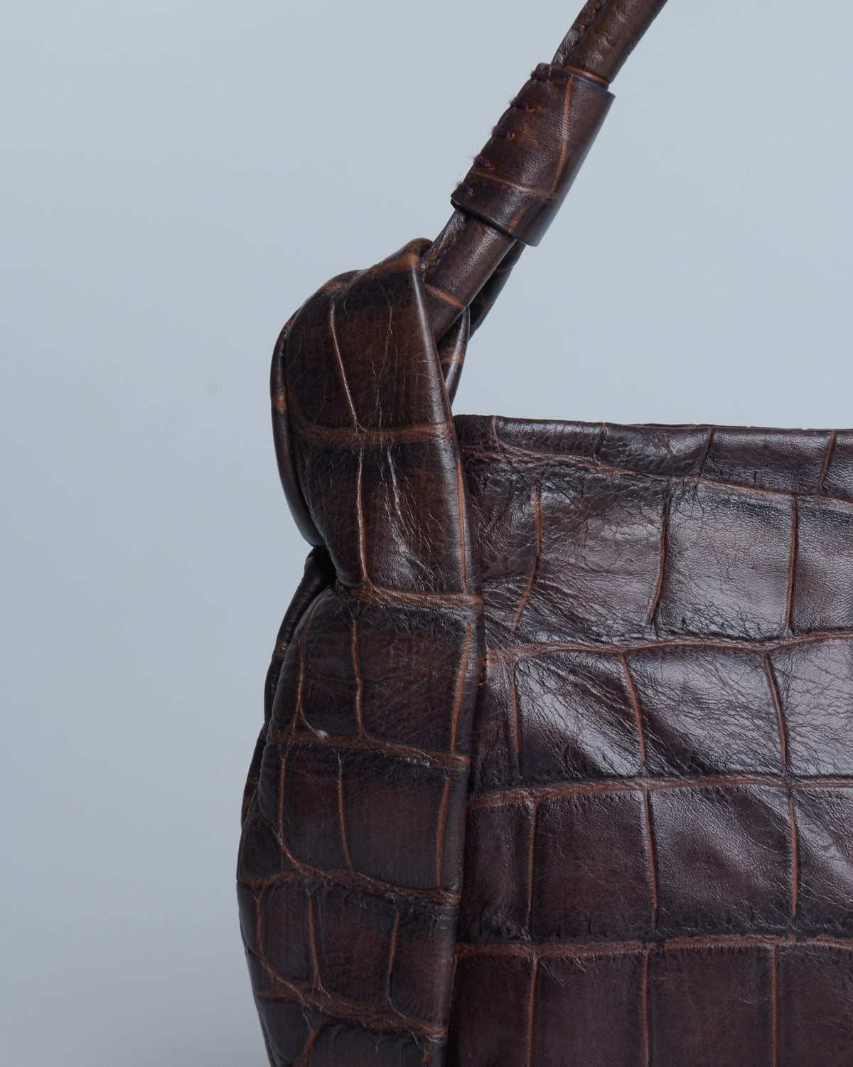 Prada Crocco Bauletto Bag
