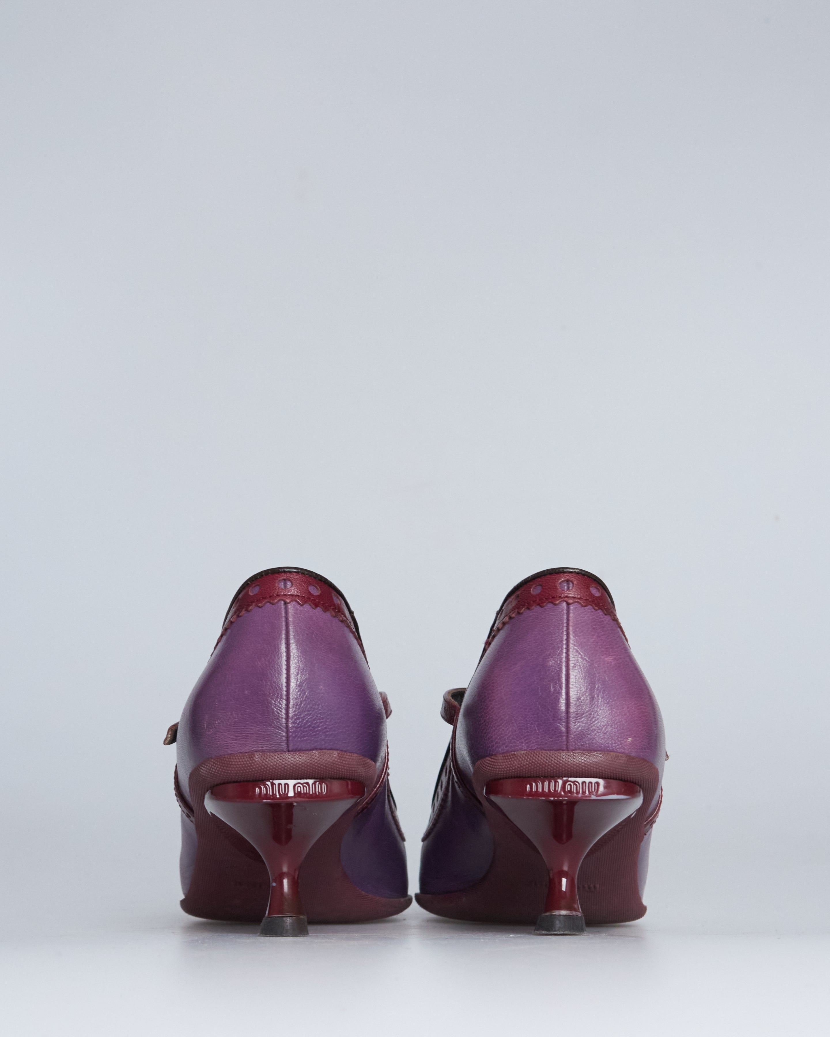 Miu Miu mary jane leather kitten heels