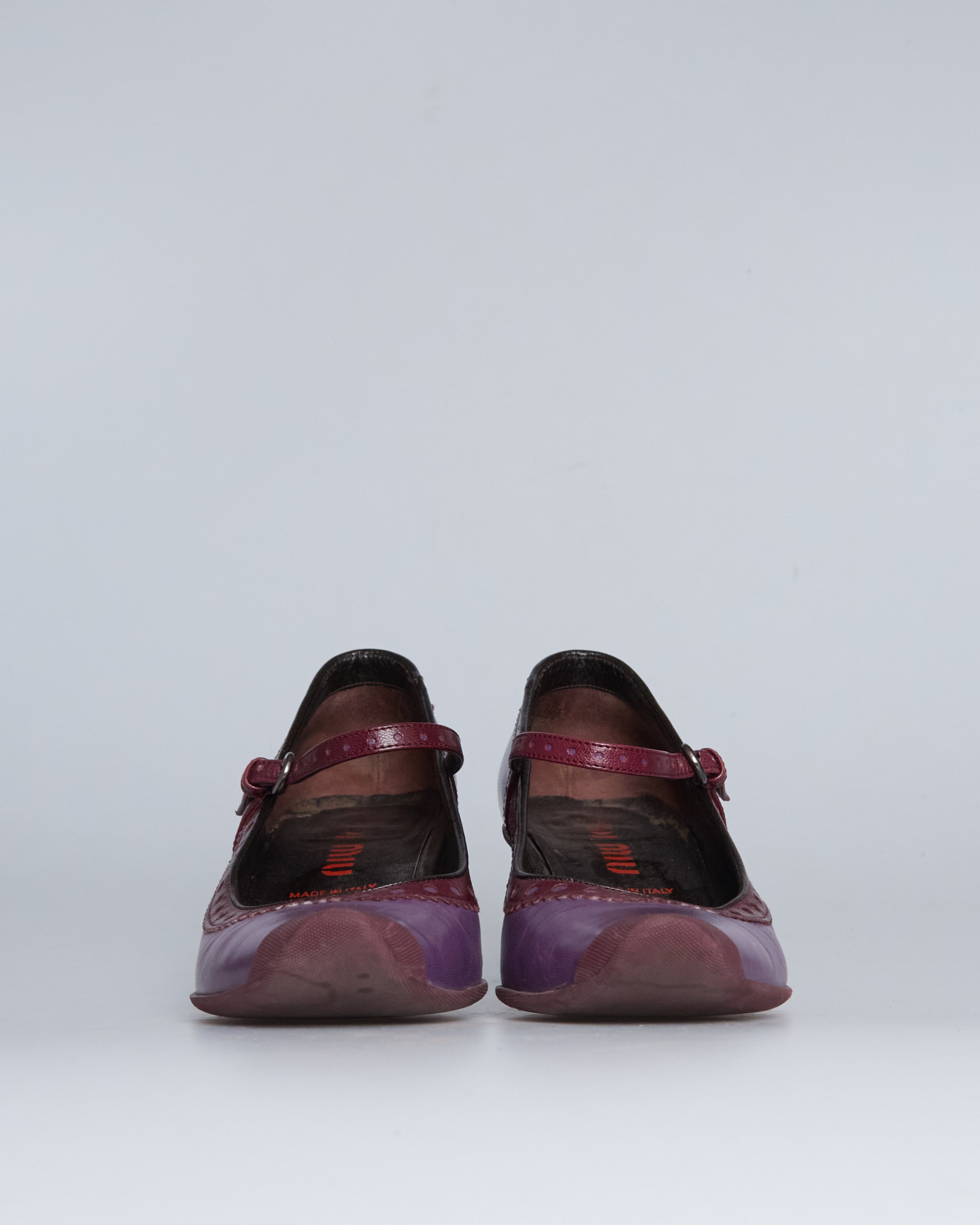 Miu Miu mary jane leather kitten heels