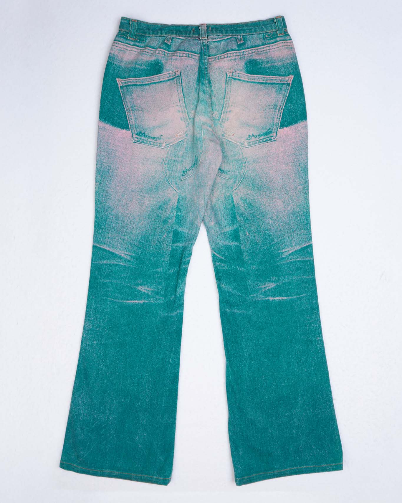 Roberto Cavalli Angels Trompe L’Oeil Denim Jeans