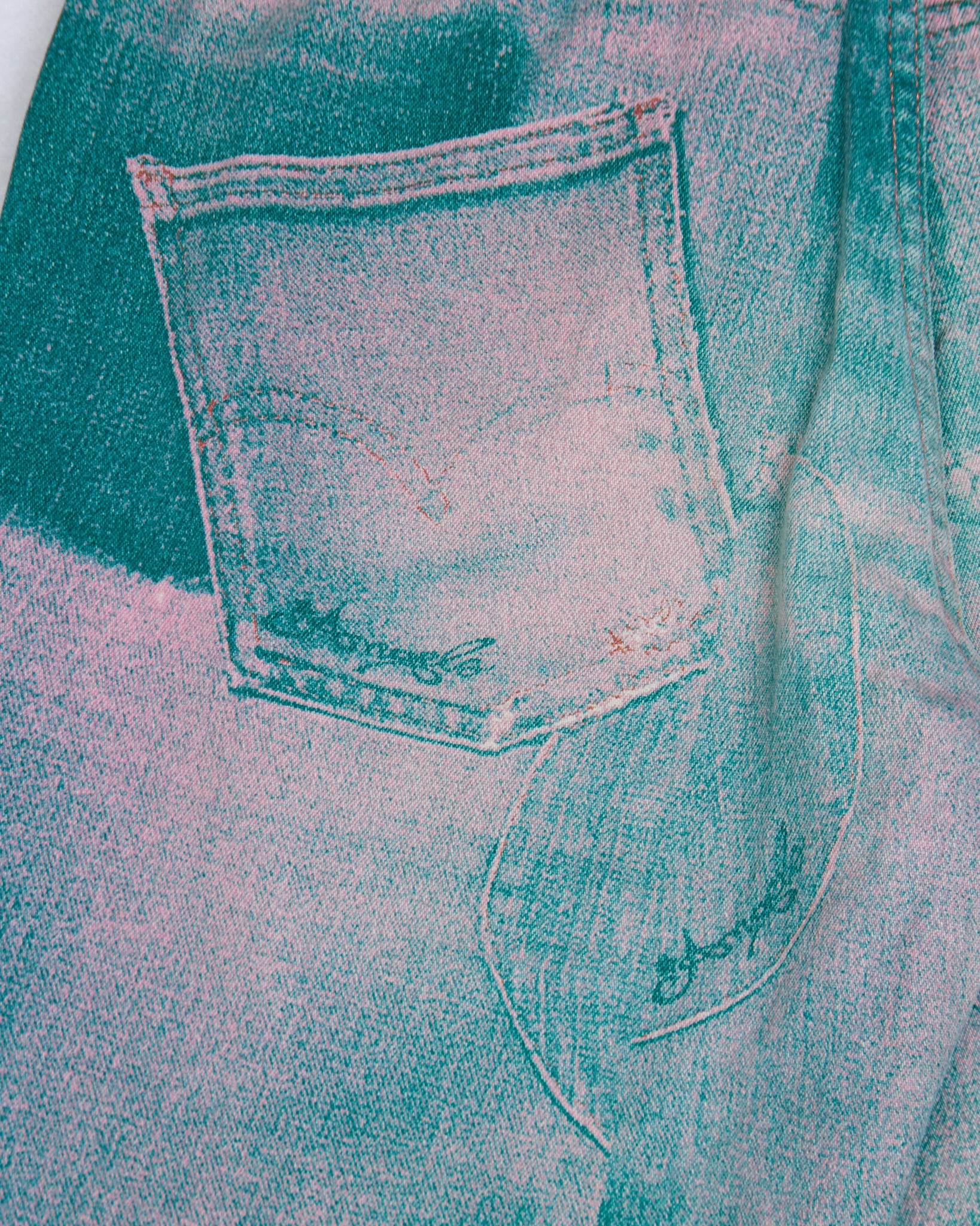 Roberto Cavalli Angels Trompe L’Oeil Denim Jeans