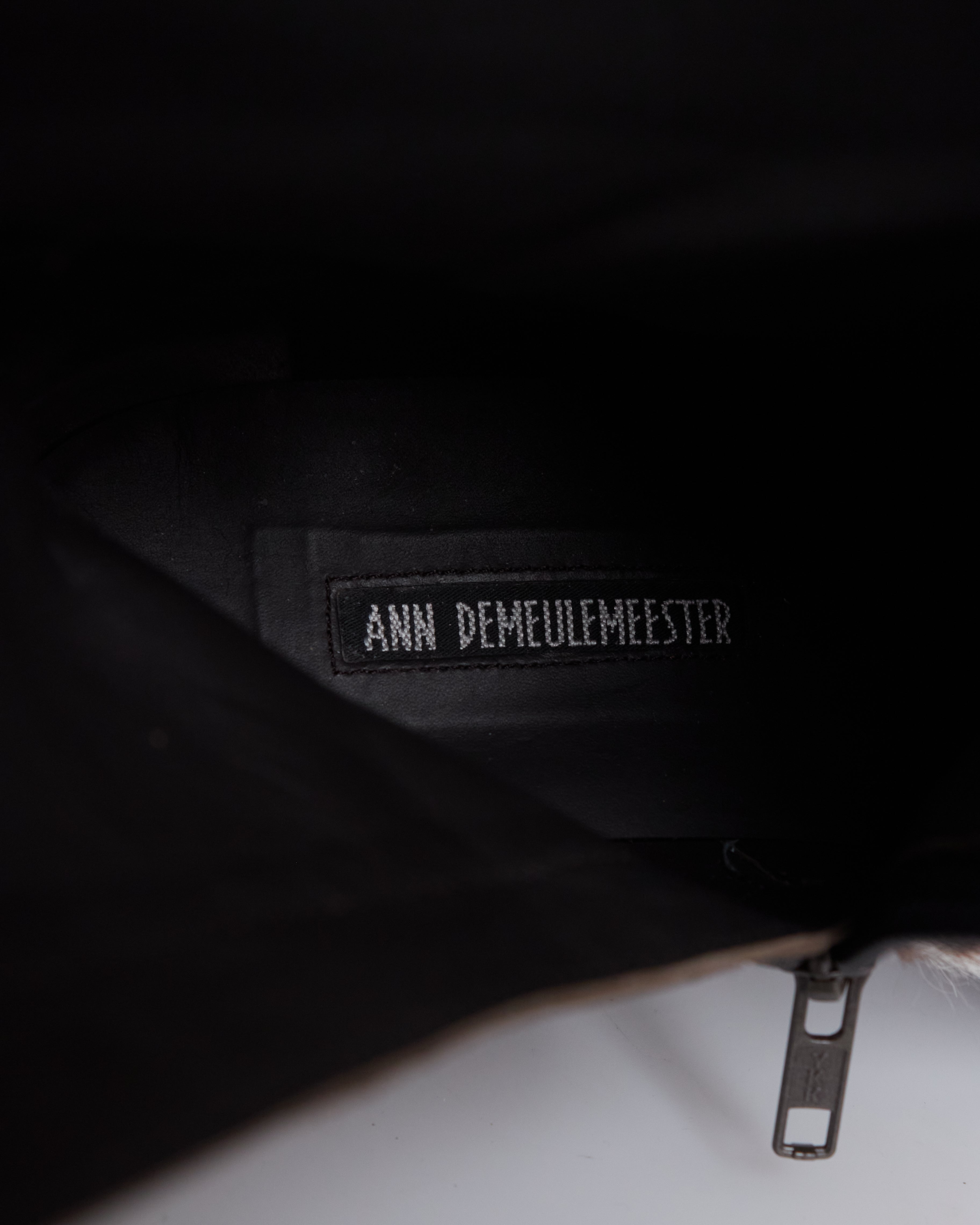 Ann Demeulemeester pony hair boots