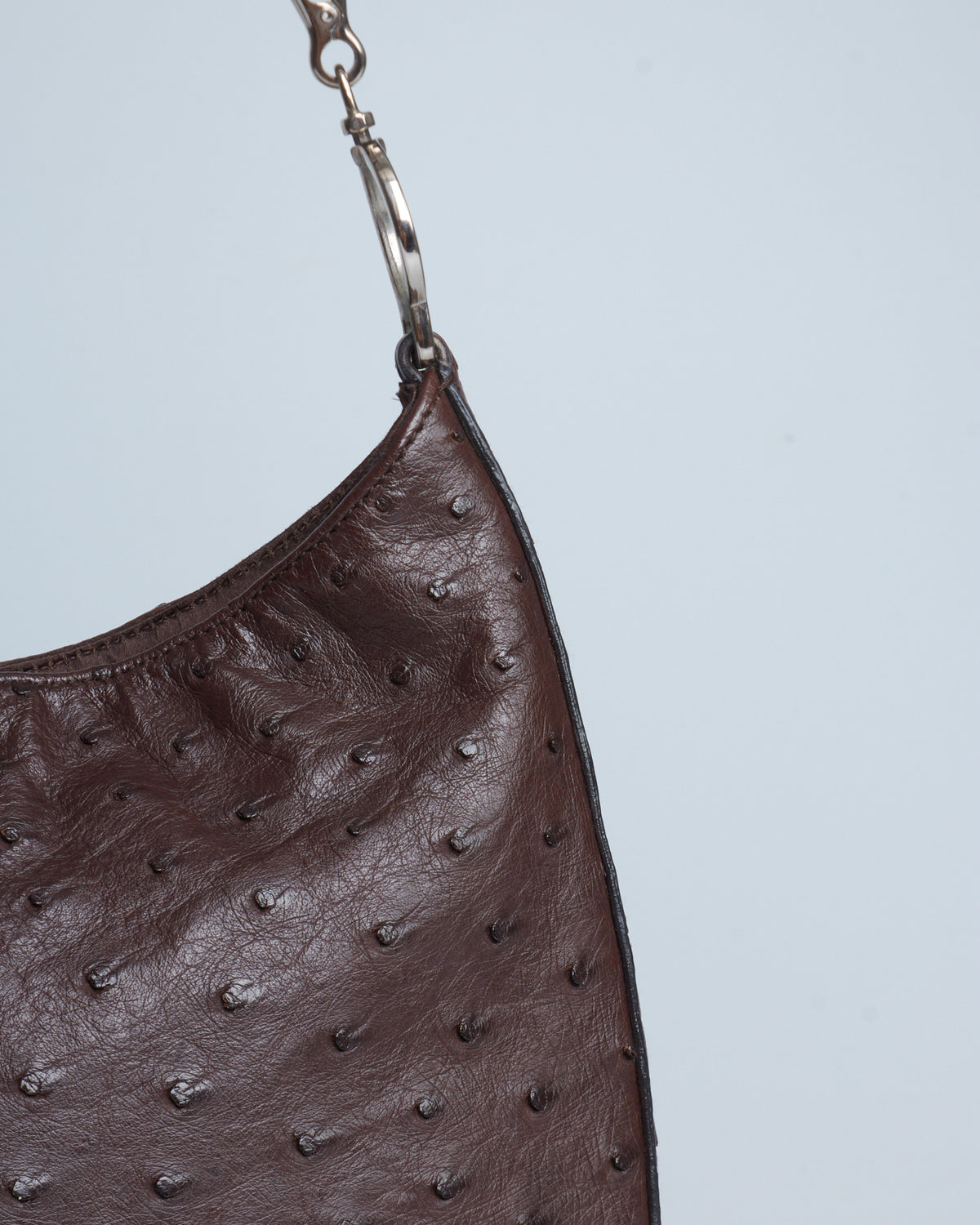 Prada Ostrich Hobo