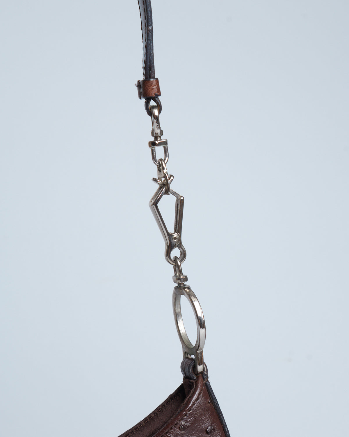 Prada Ostrich Hobo