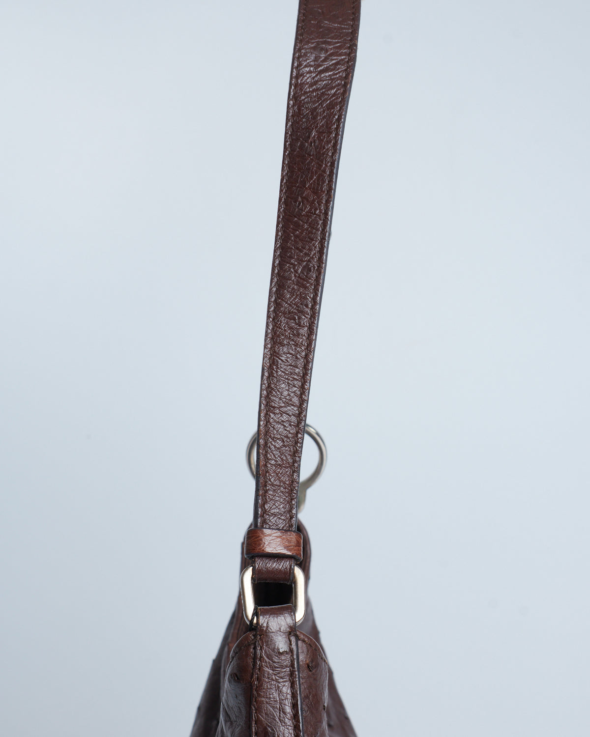 Prada Ostrich Hobo