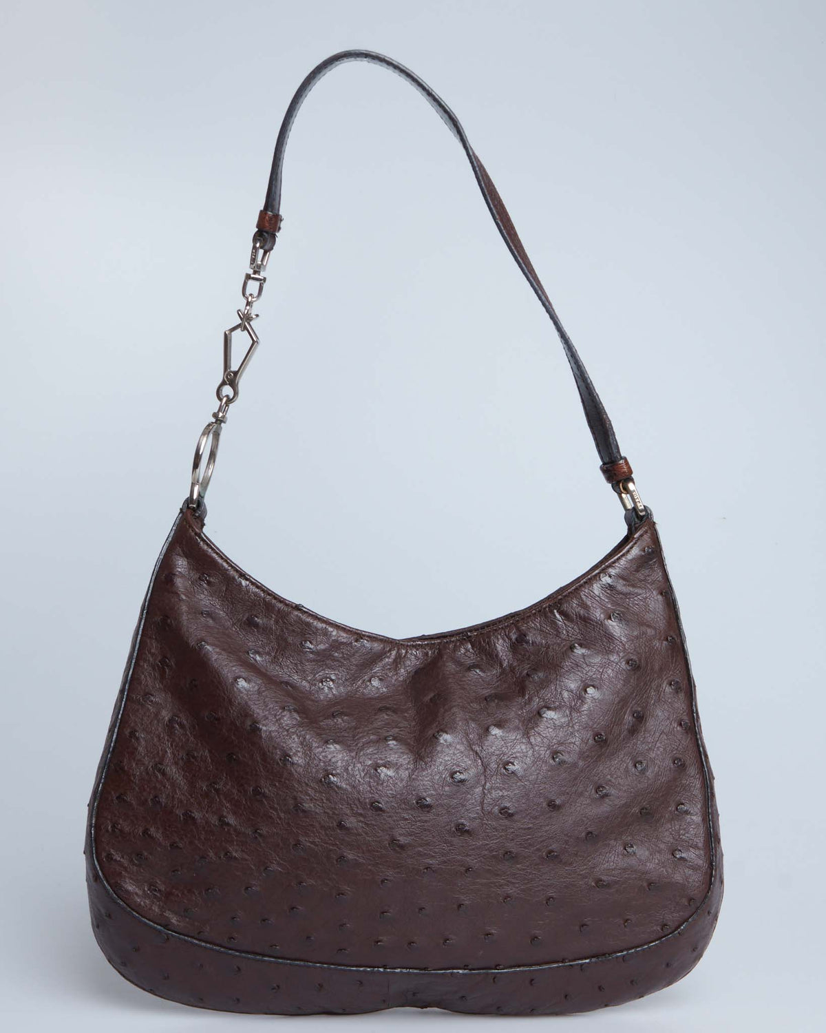 Prada Ostrich Hobo