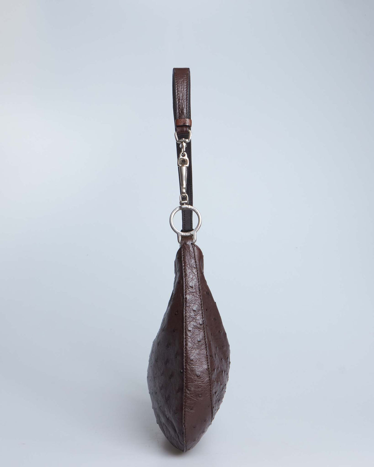 Prada Ostrich Hobo
