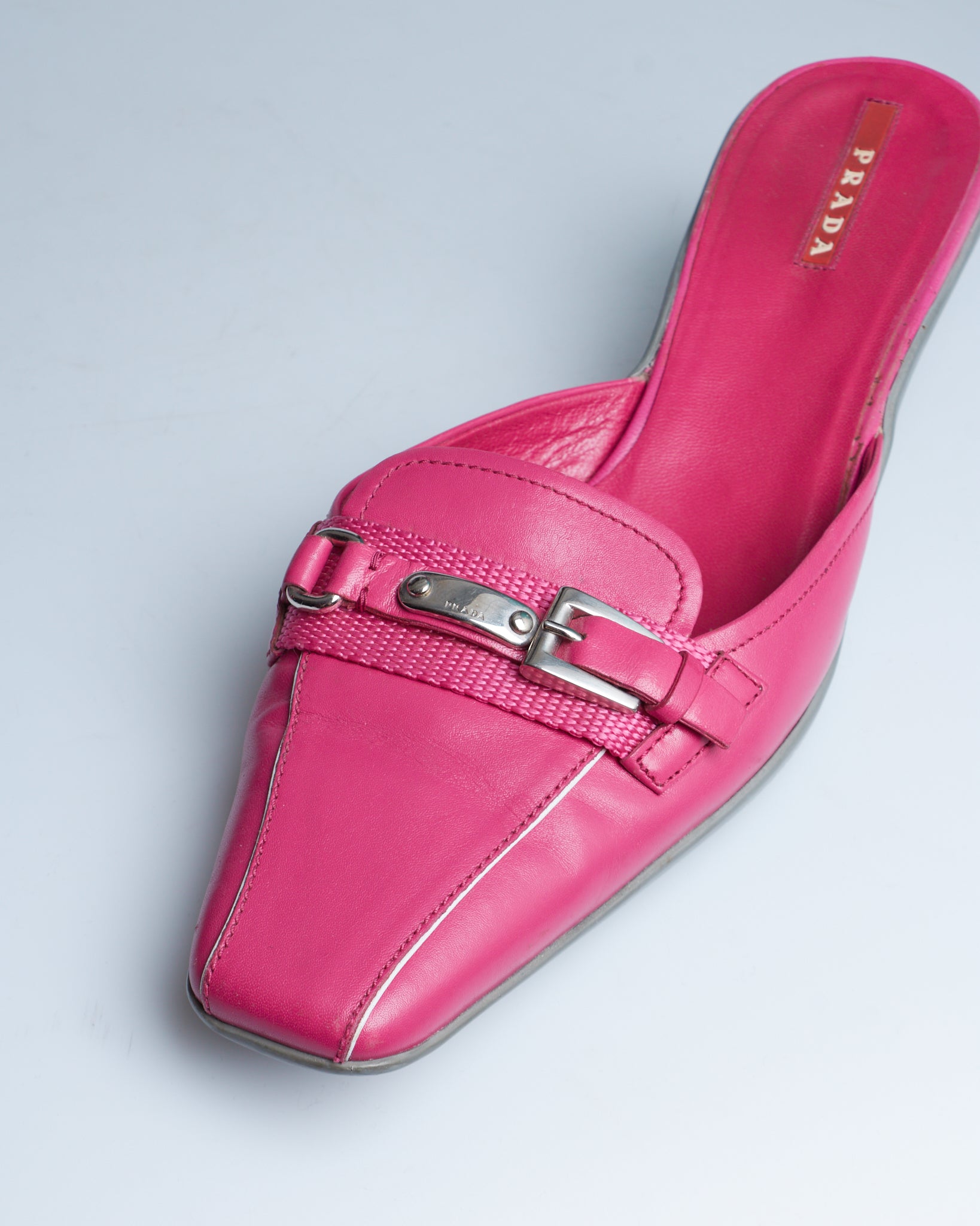 Prada Sport buckle mules