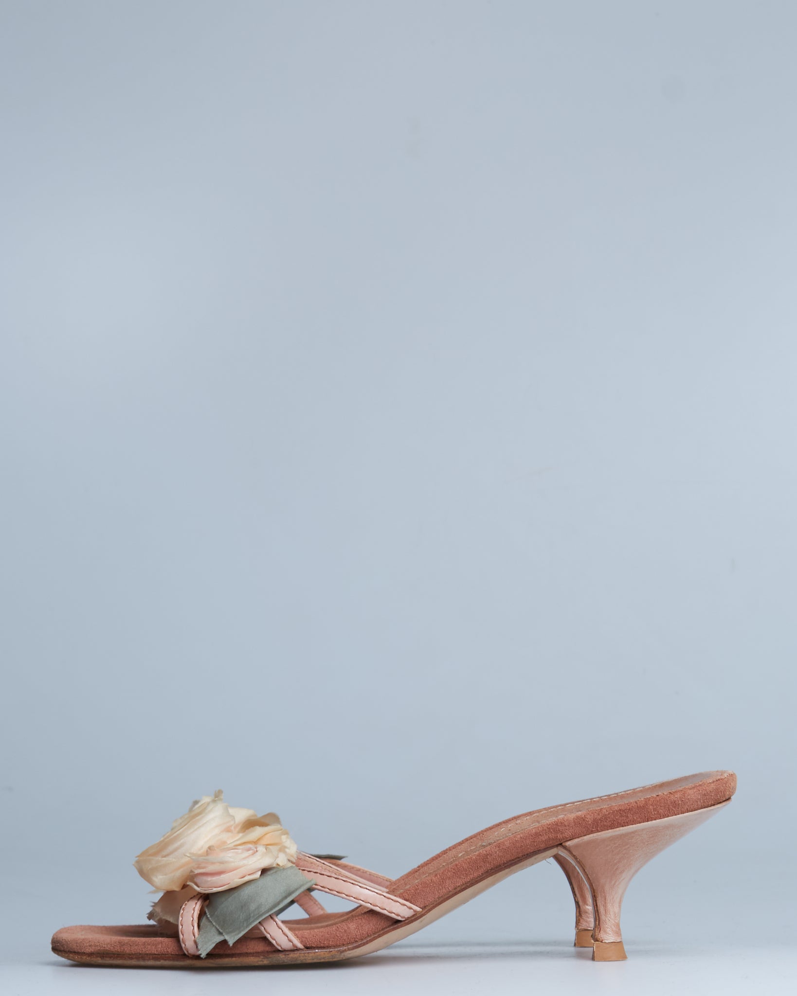 Miu Miu rose kitten heels