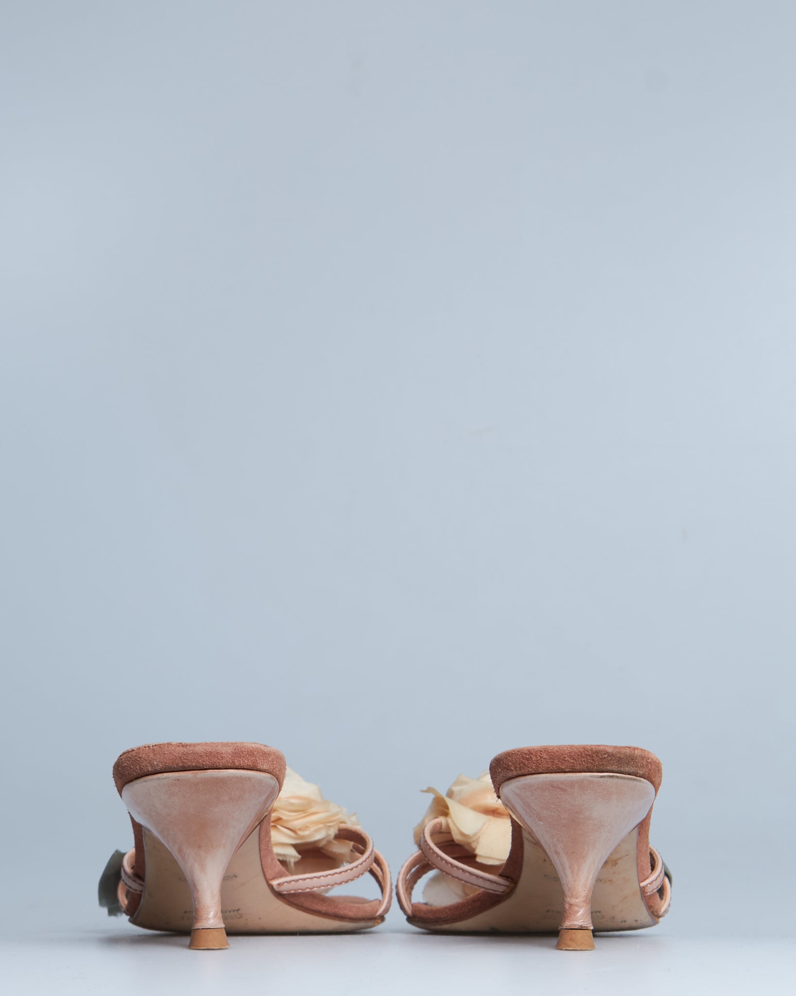 Miu Miu rose kitten heels