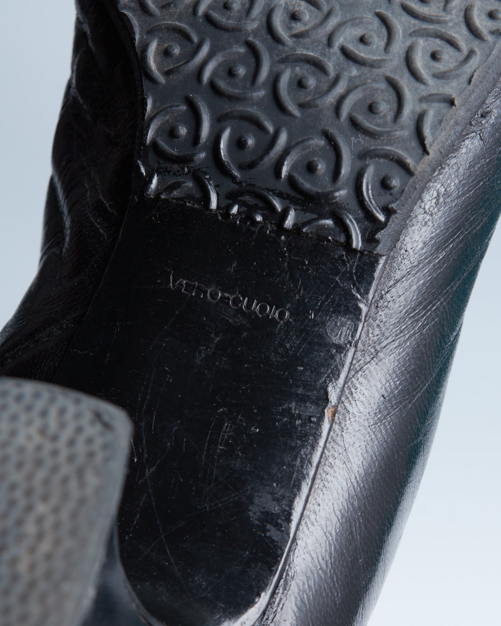 Prada lace-up leather boots