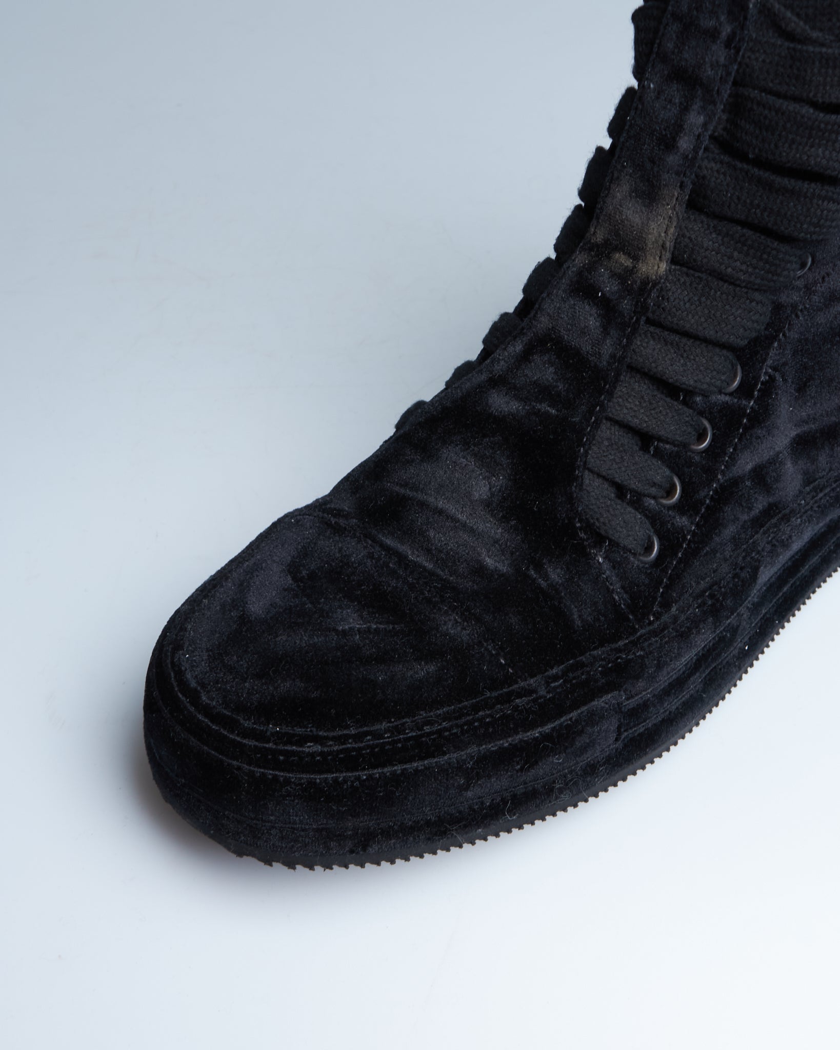 Ann Demeulemeester Raven high-top sneakers