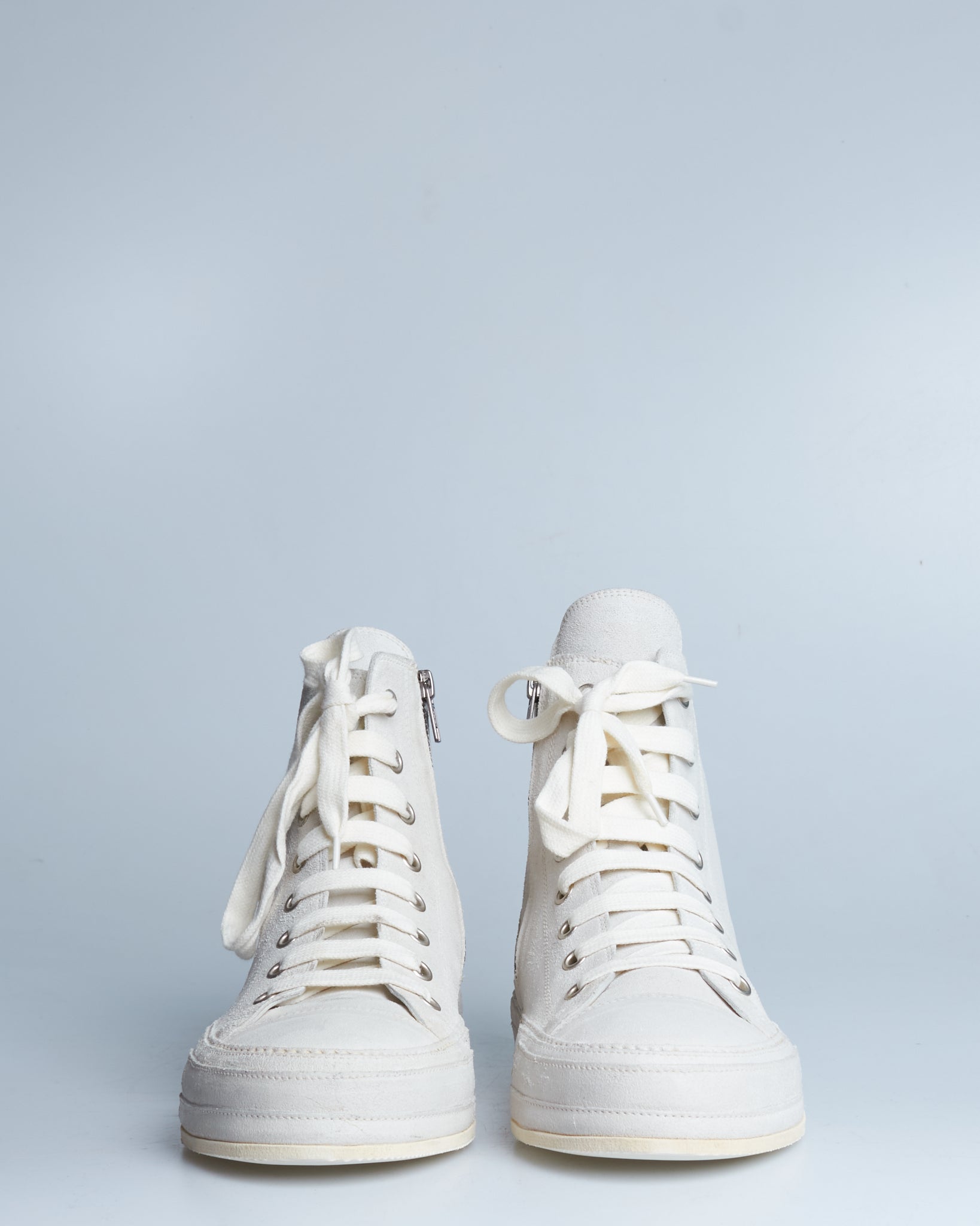 Ann Demeulemeester Raven high-top sneakers