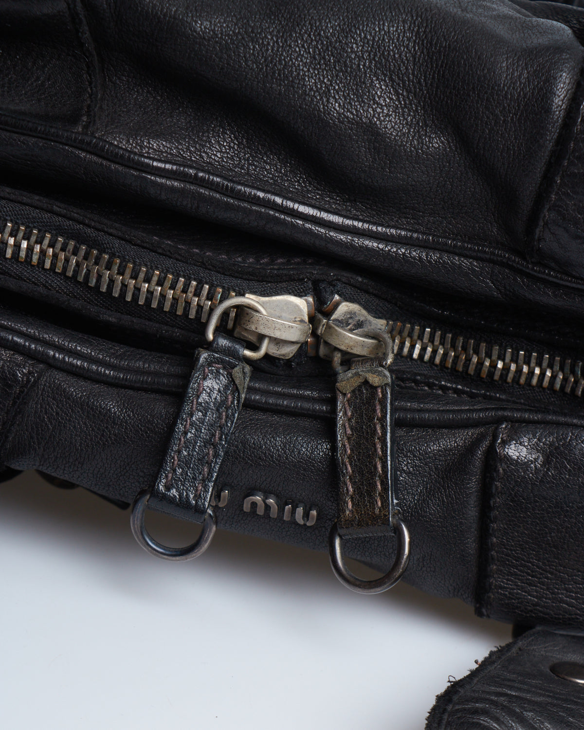 Miu Miu Flower Charm Shoulder Bag