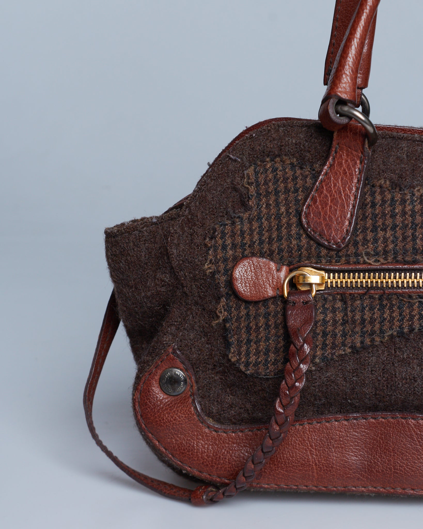 Miu Miu Patchwork Tweed Bag