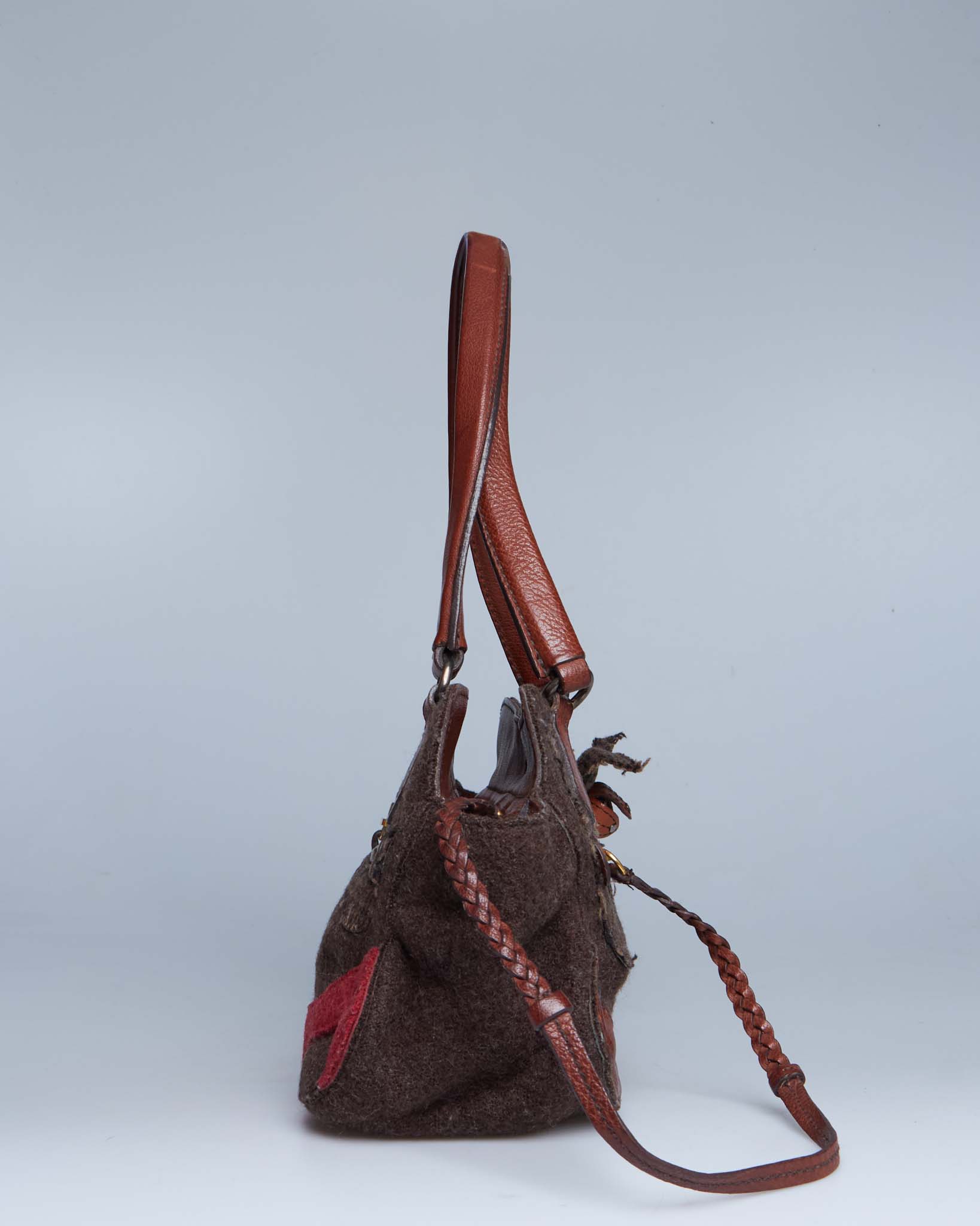 Miu Miu Patchwork Tweed Bag