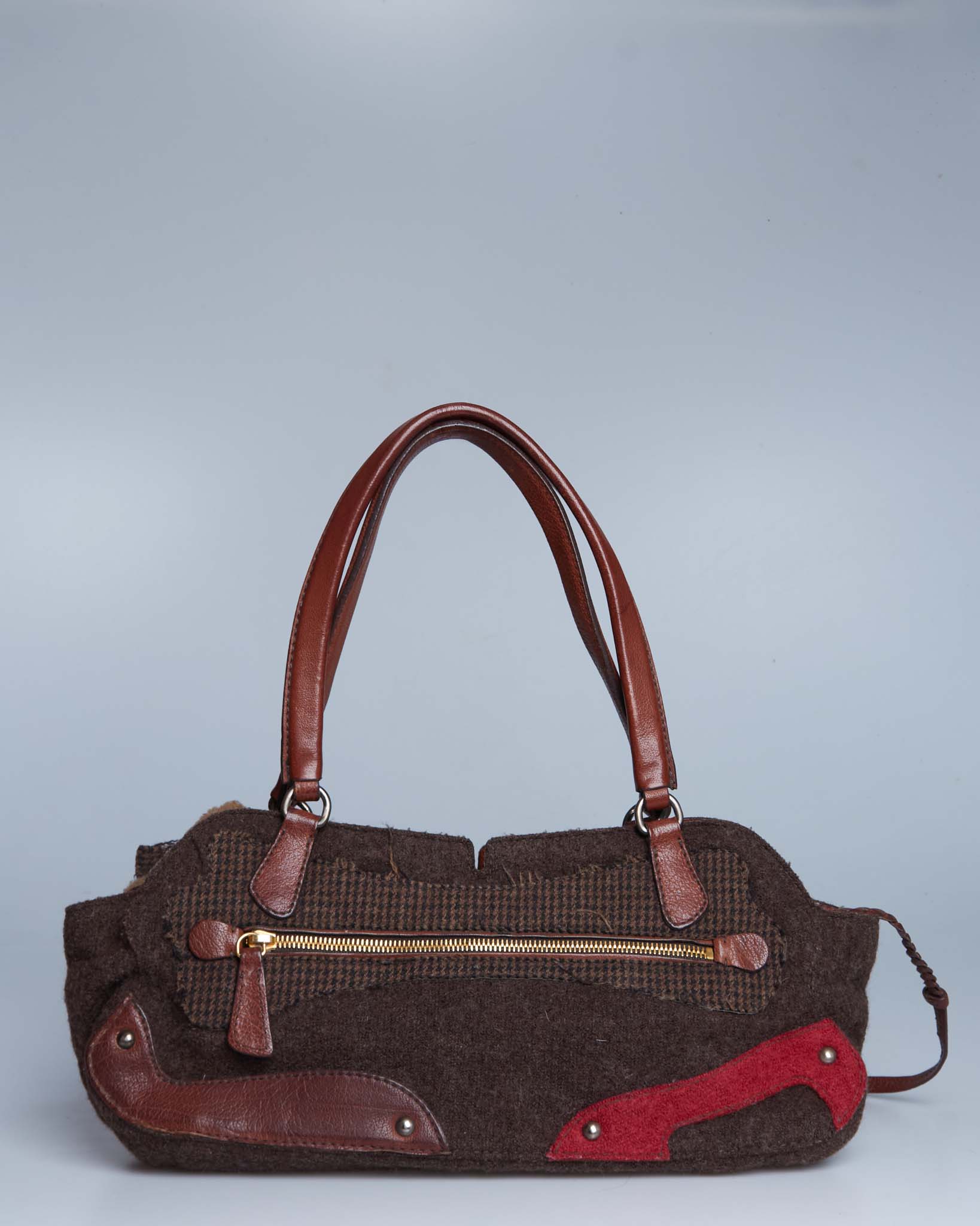 Miu Miu Patchwork Tweed Bag