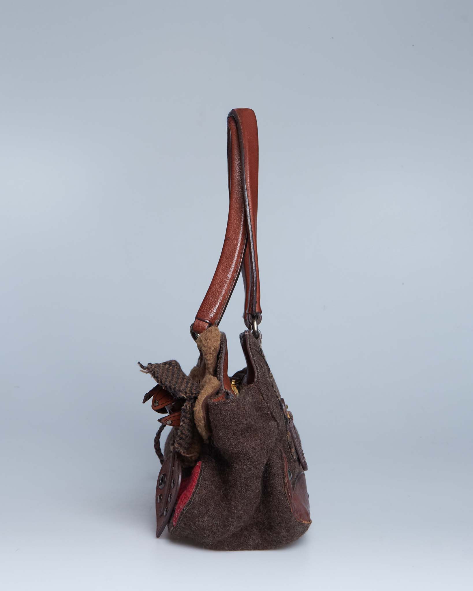 Miu Miu Patchwork Tweed Bag