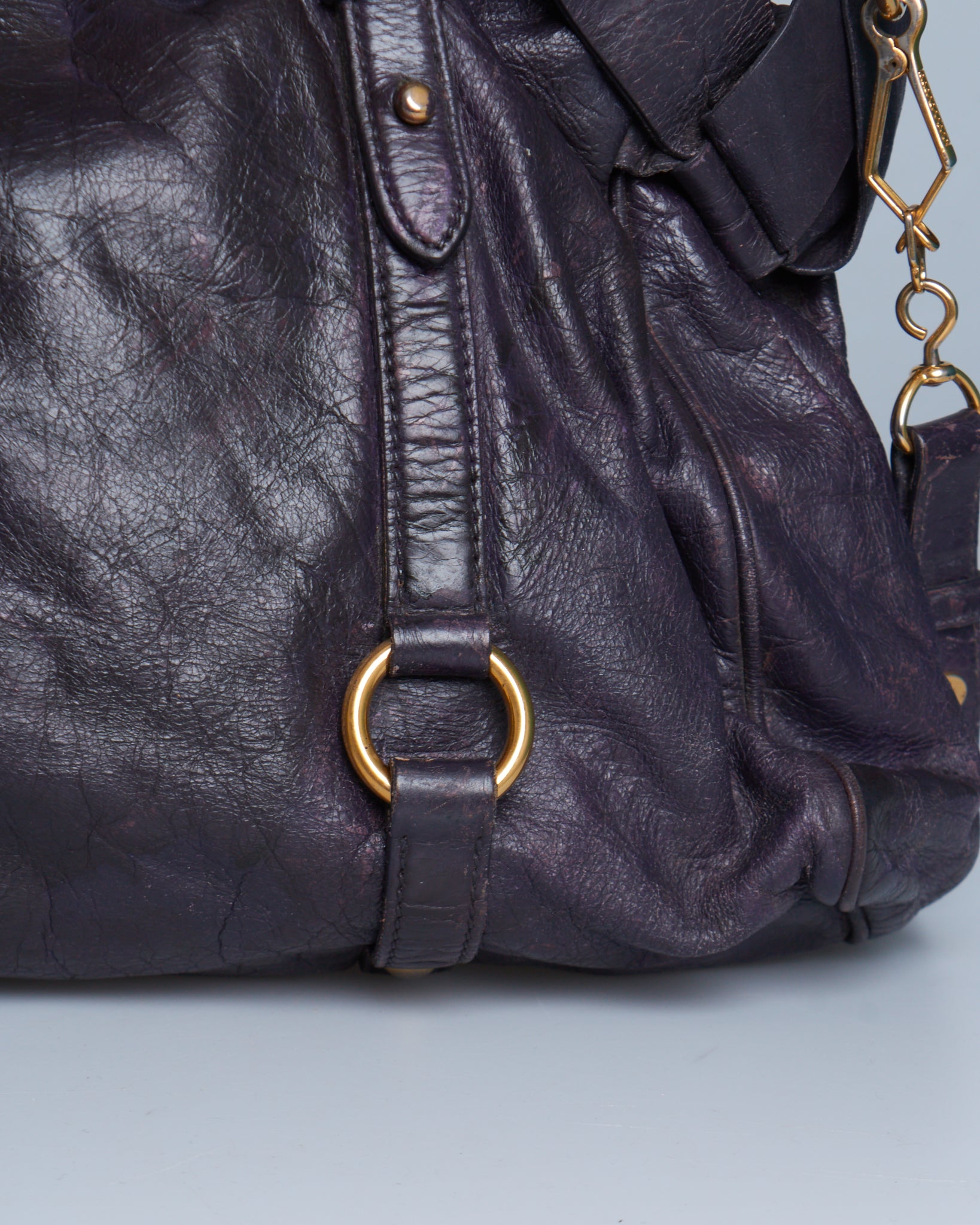 Miu Miu Vitello Lux Bow