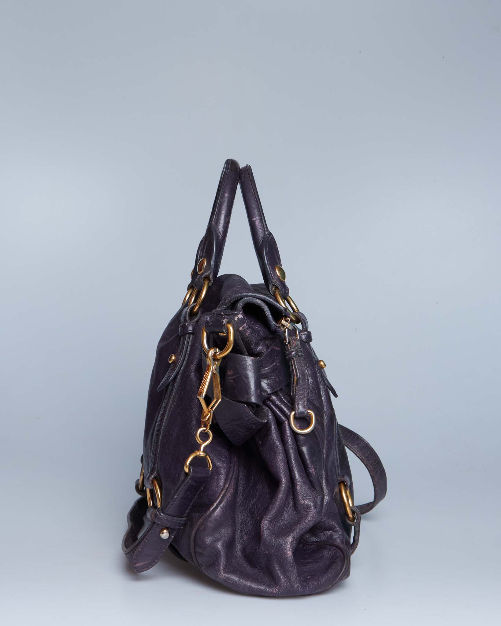 Miu Miu Vitello Lux Bow
