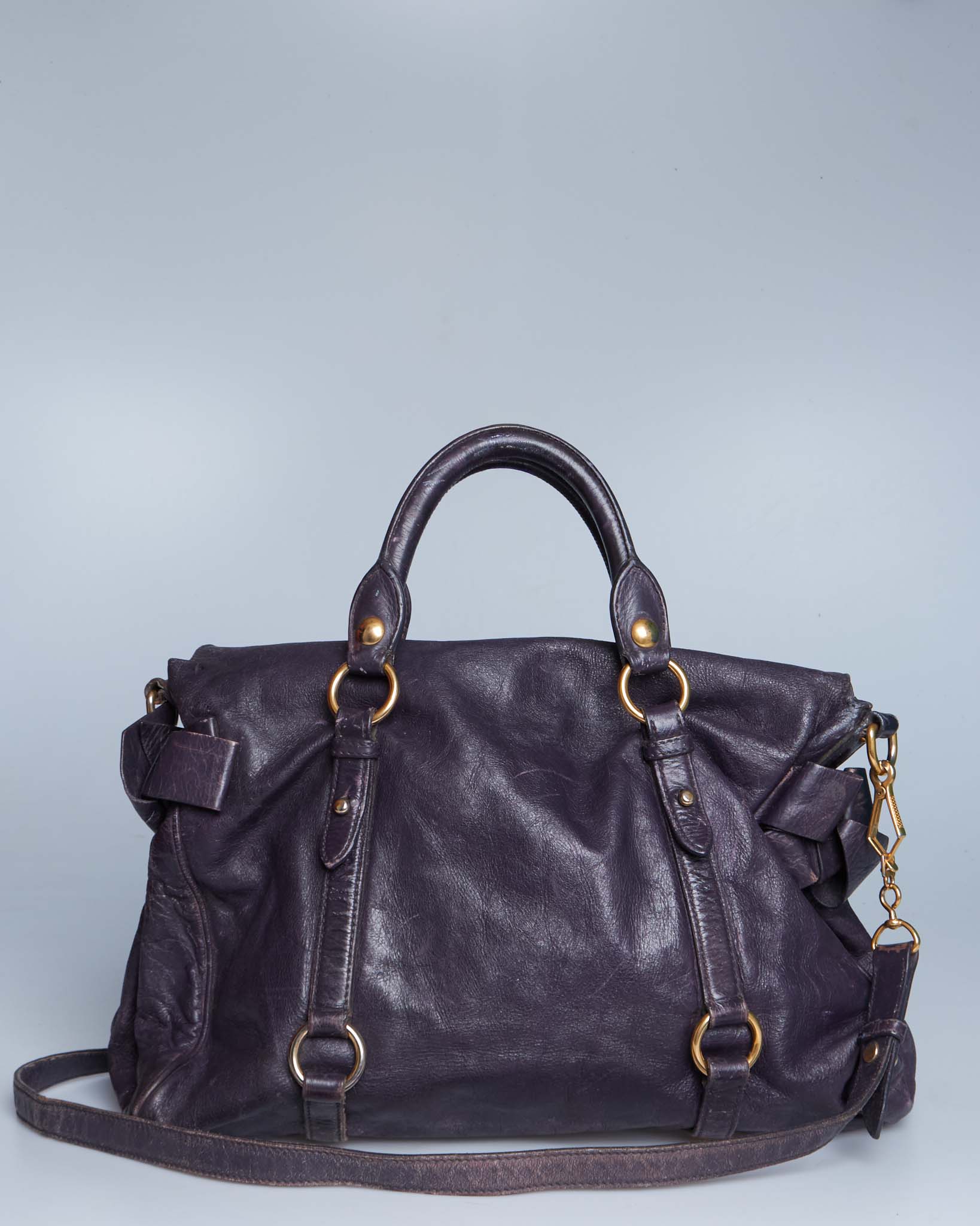 Miu Miu Vitello Lux Bow