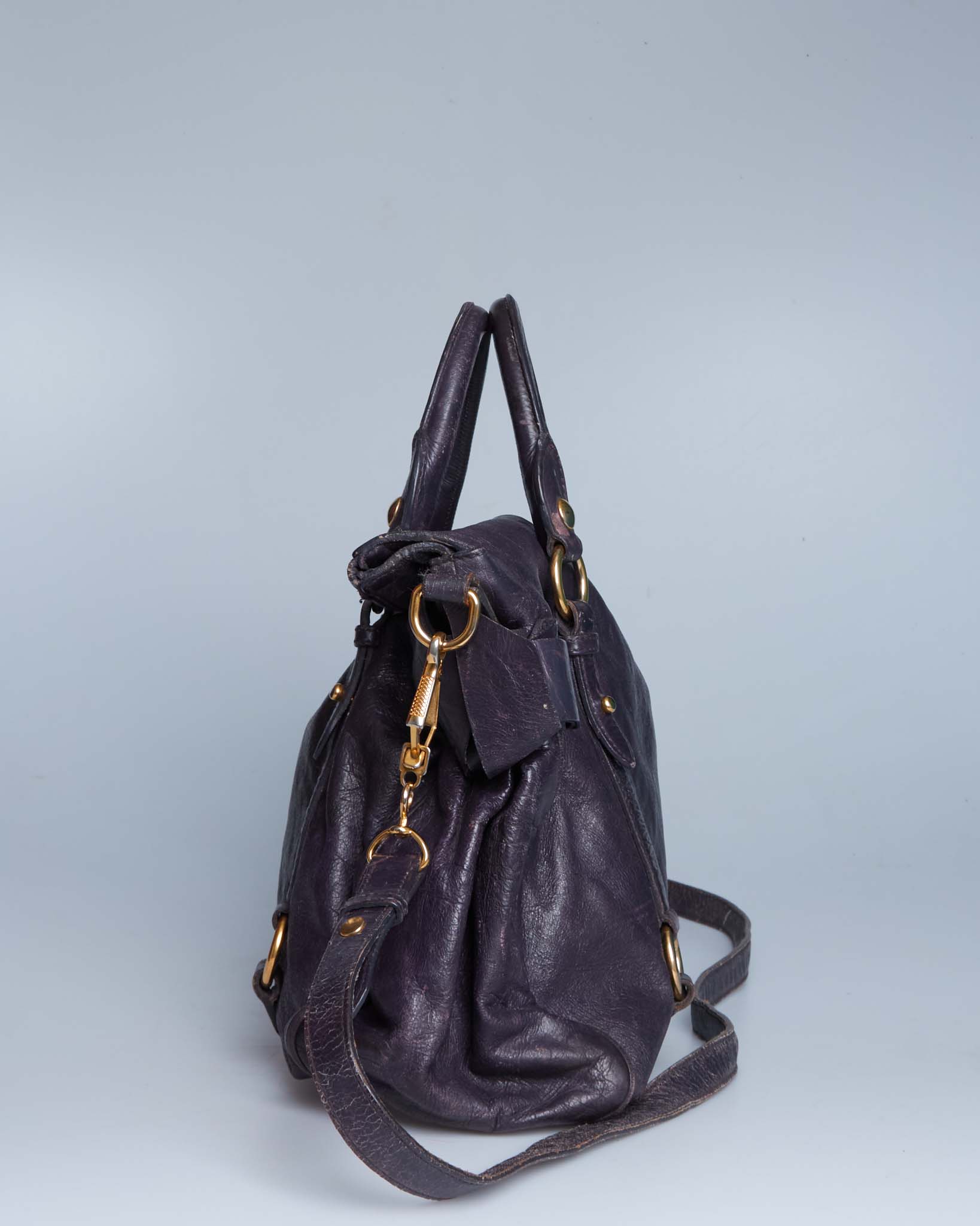 Miu Miu Vitello Lux Bow