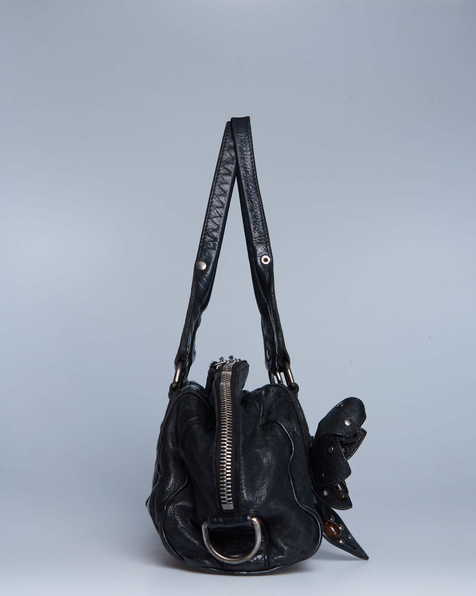 Miu Miu Flower Charm Shoulder Bag