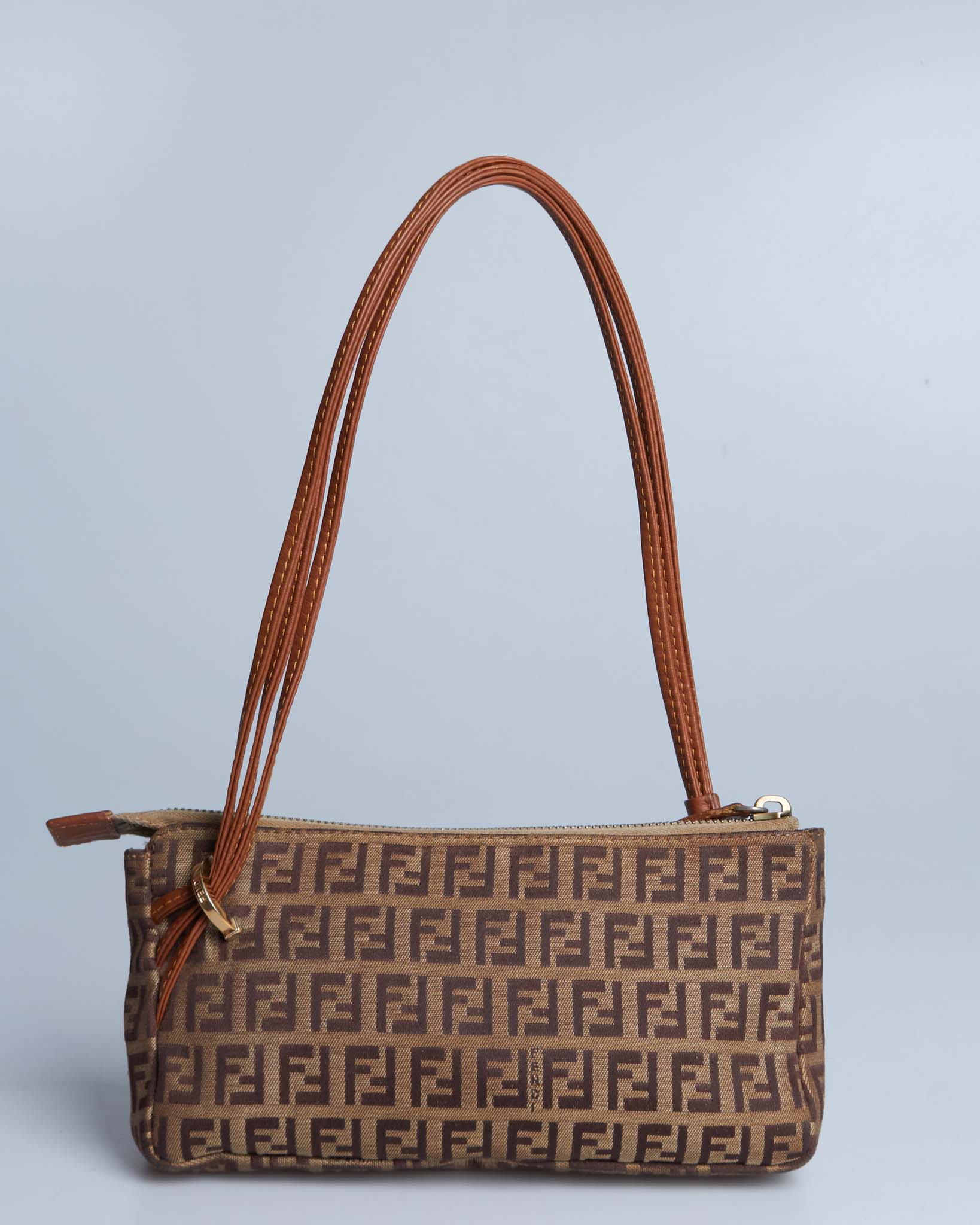 Fendi Zucca Handle Bag
