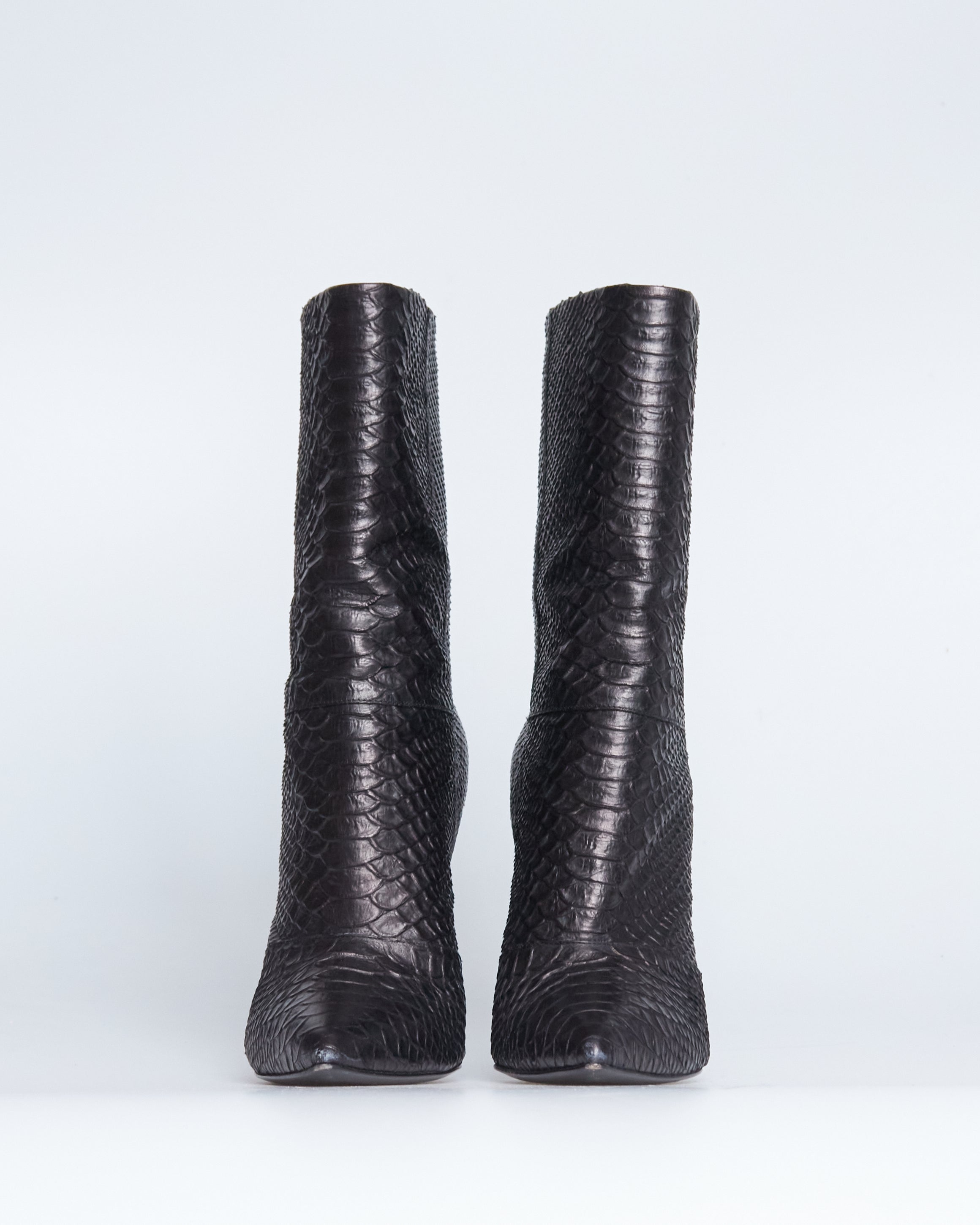 Giuseppe Zanotti python wedge heels