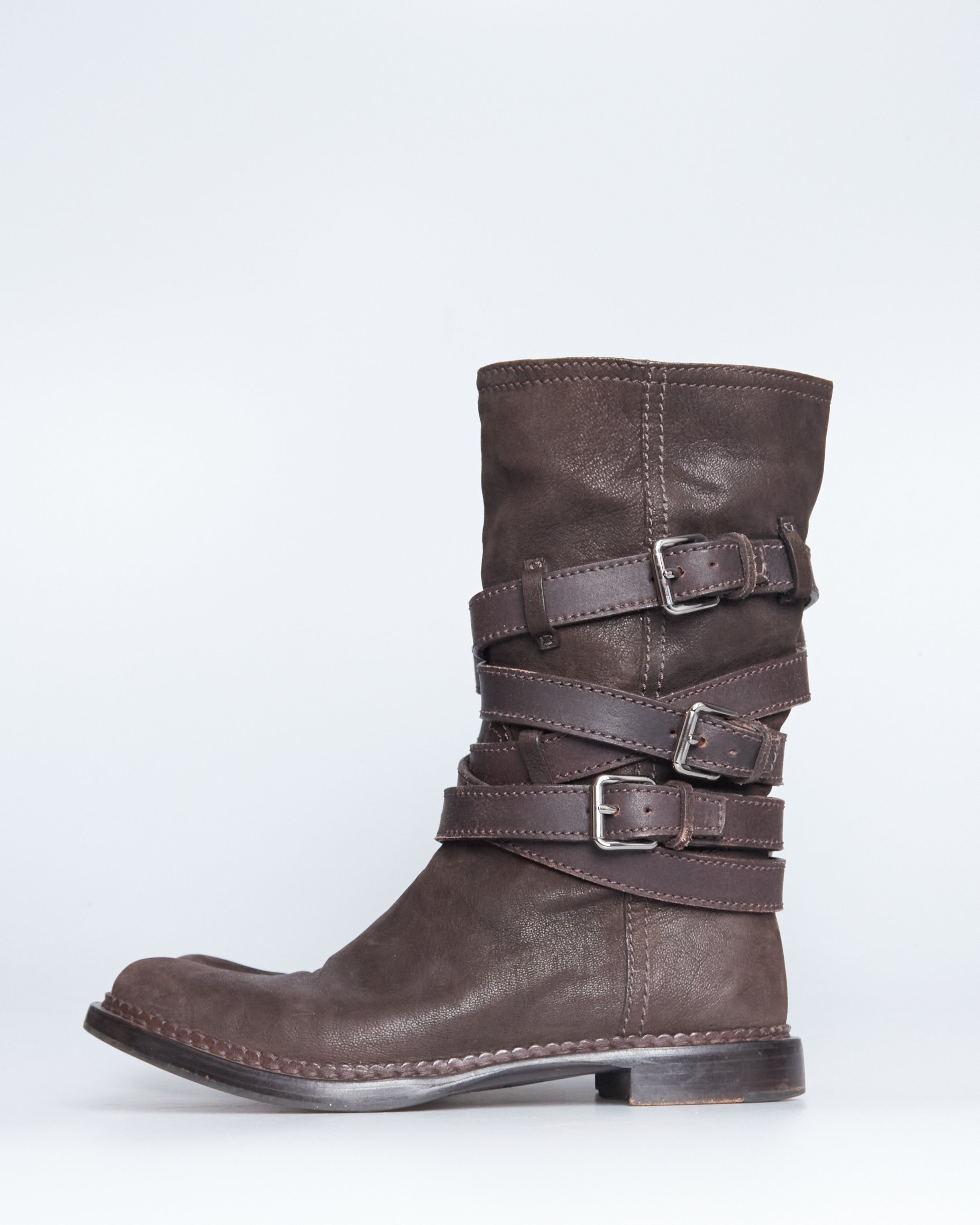Miu Miu harness biker boots