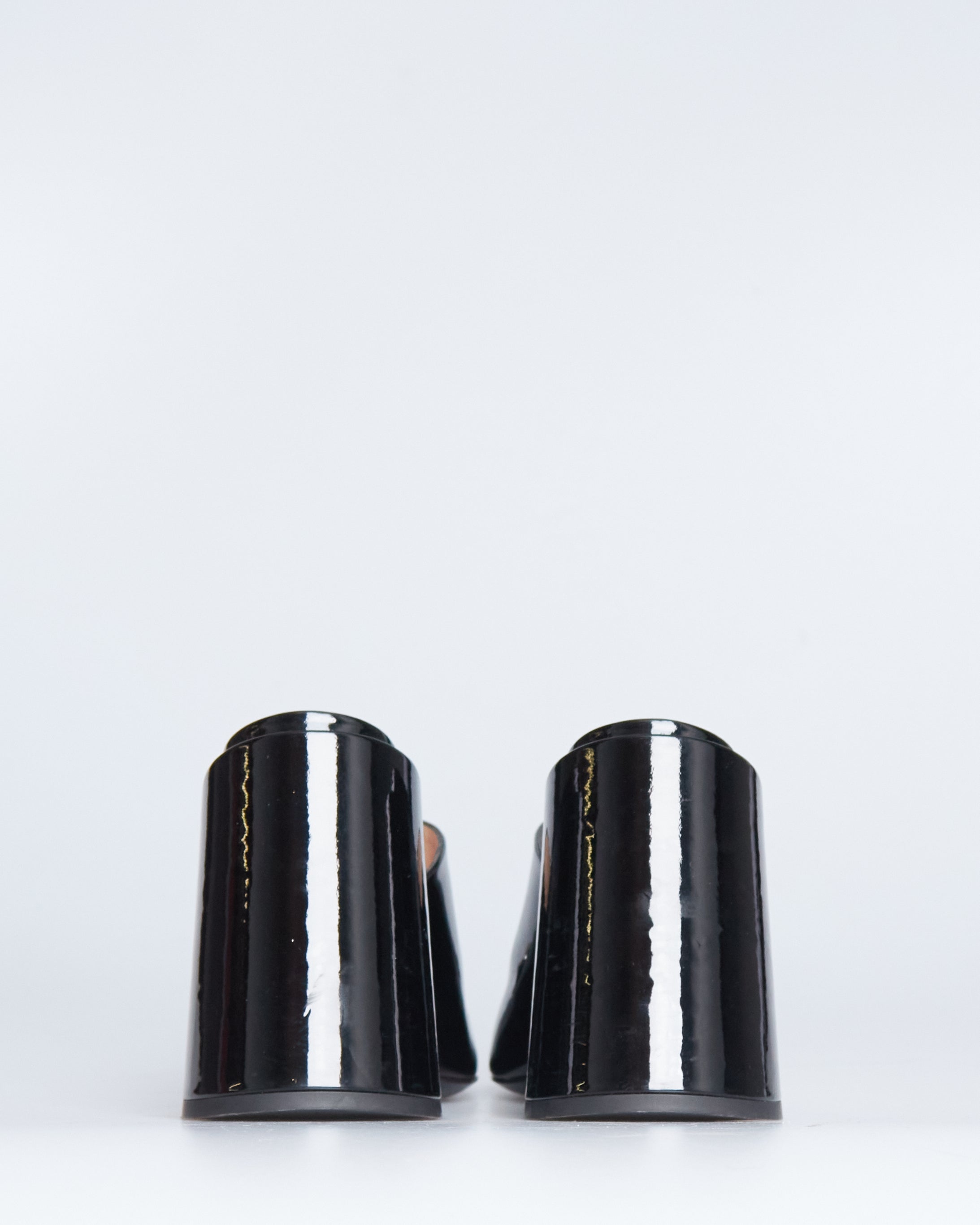 Gucci Lexi 105 patent-leather mules