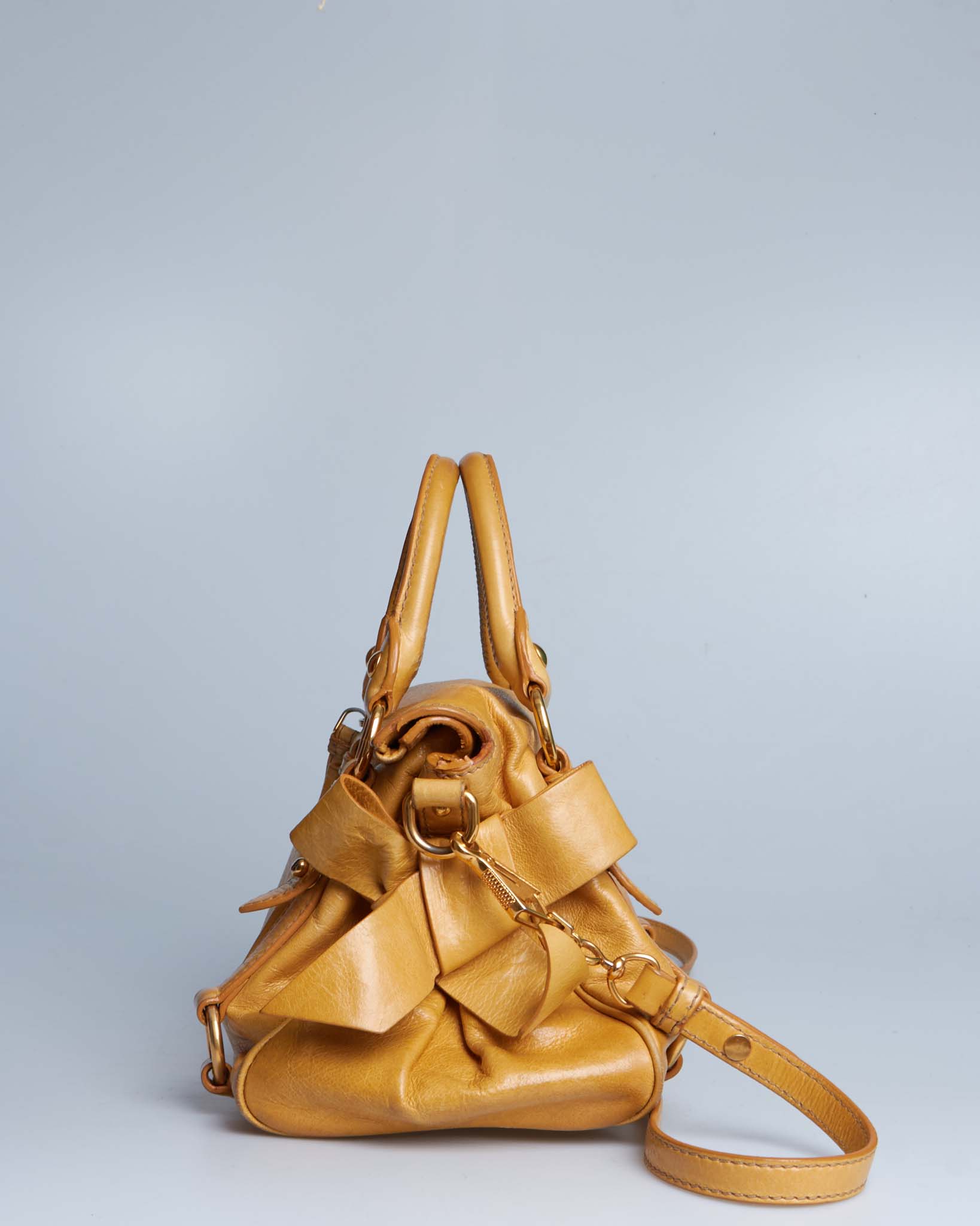 Miu Miu Vitello Lux Bow Mini
