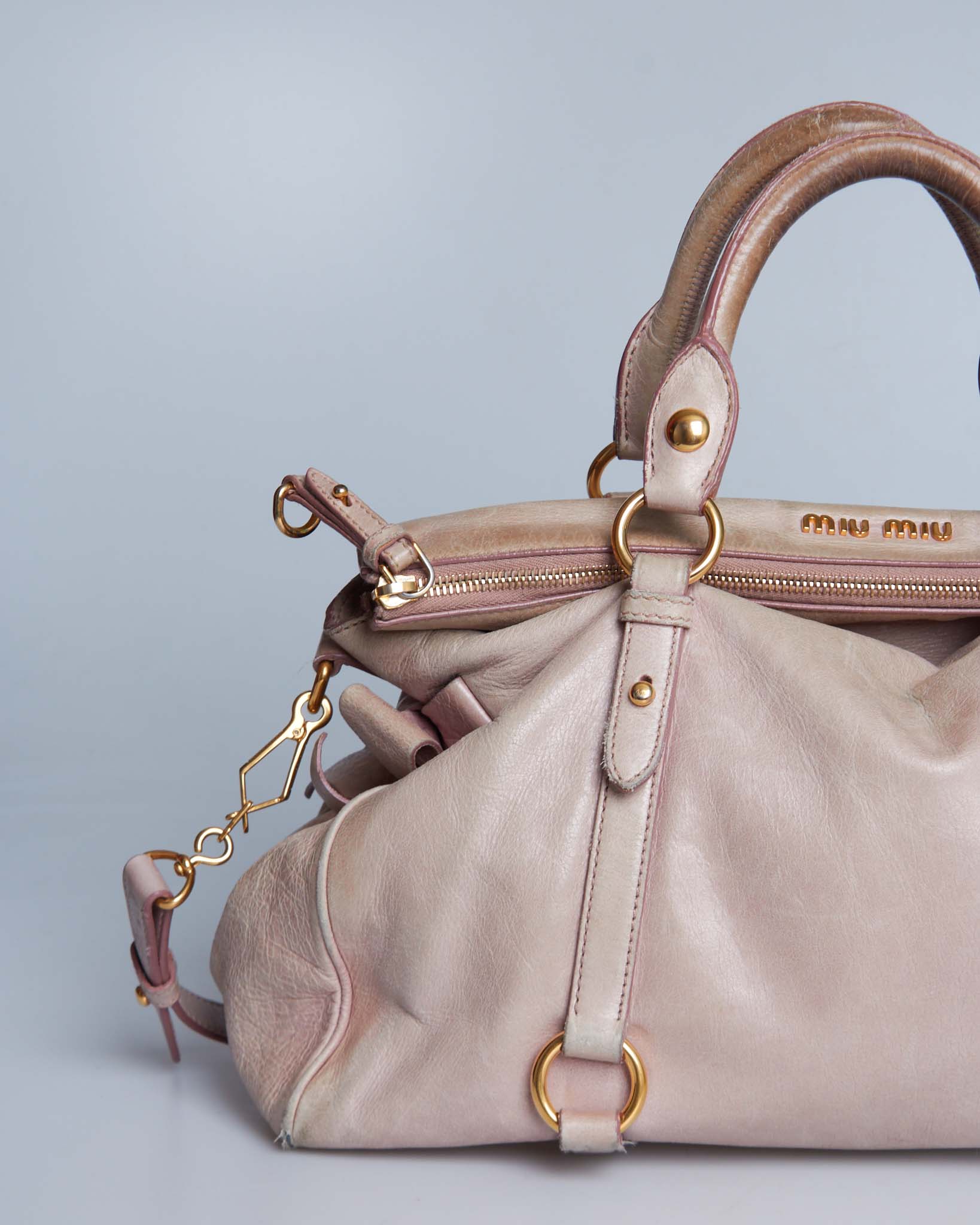 Miu Miu Vitello Lux Bow