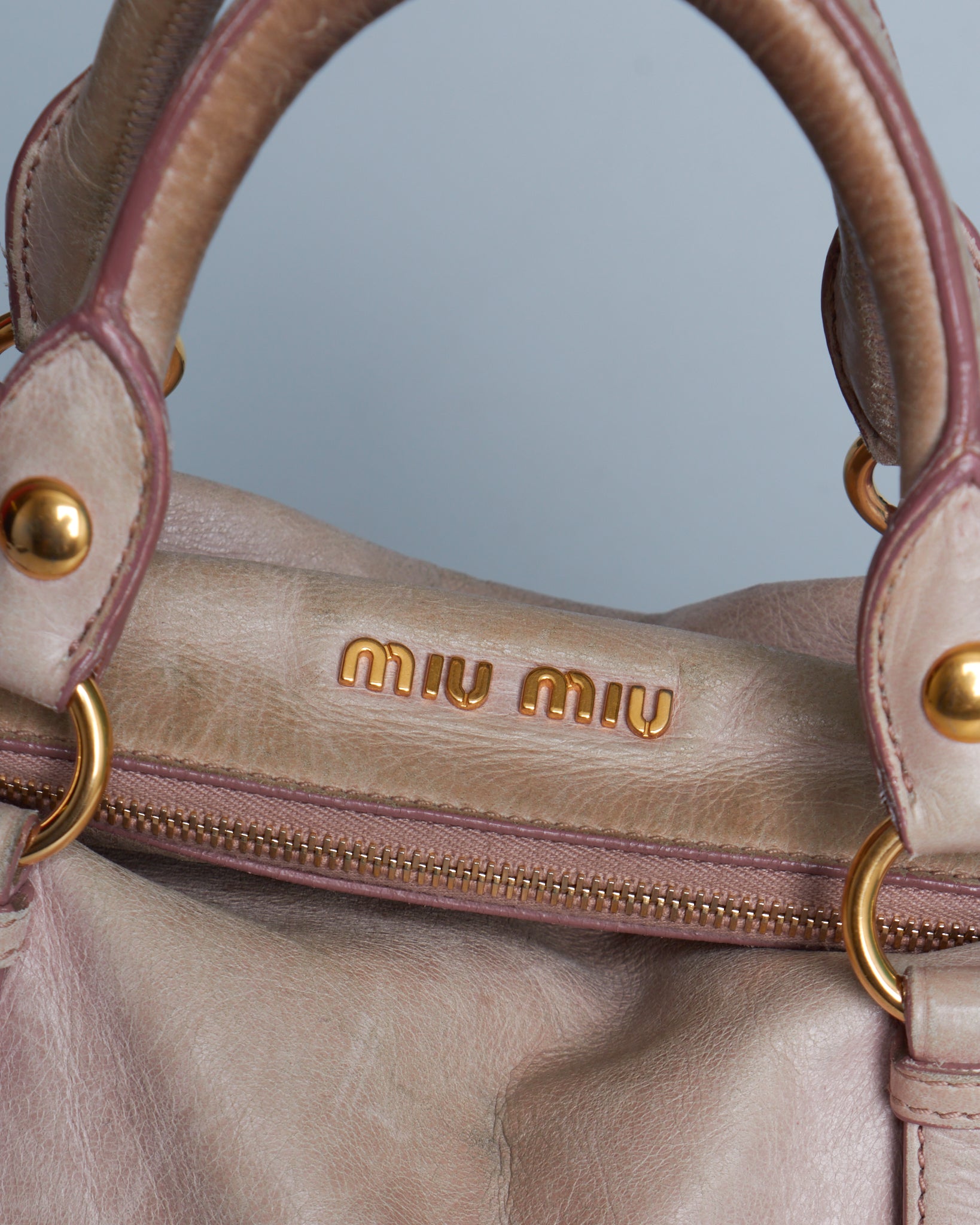 Miu Miu Vitello Lux Bow