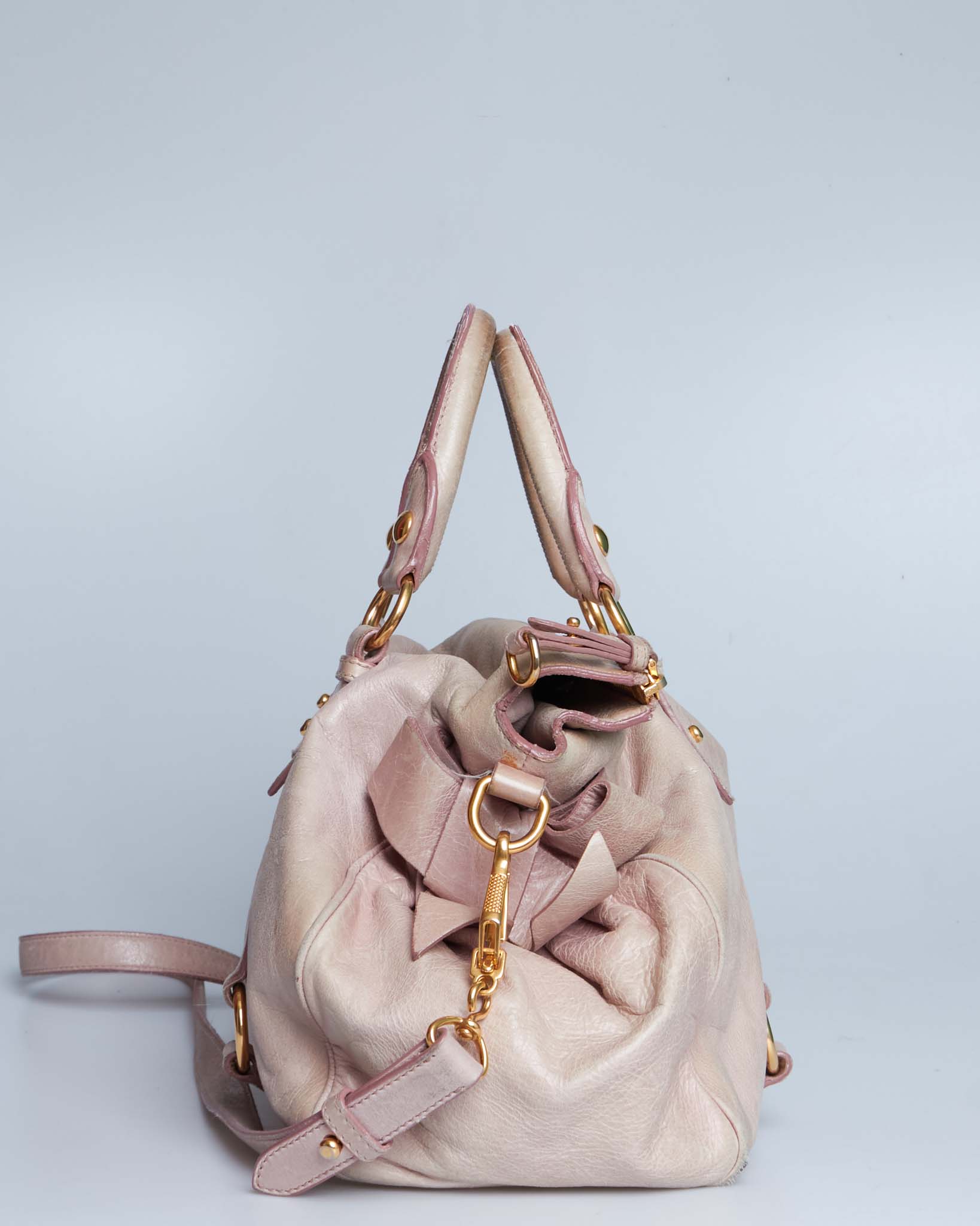 Miu Miu Vitello Lux Bow
