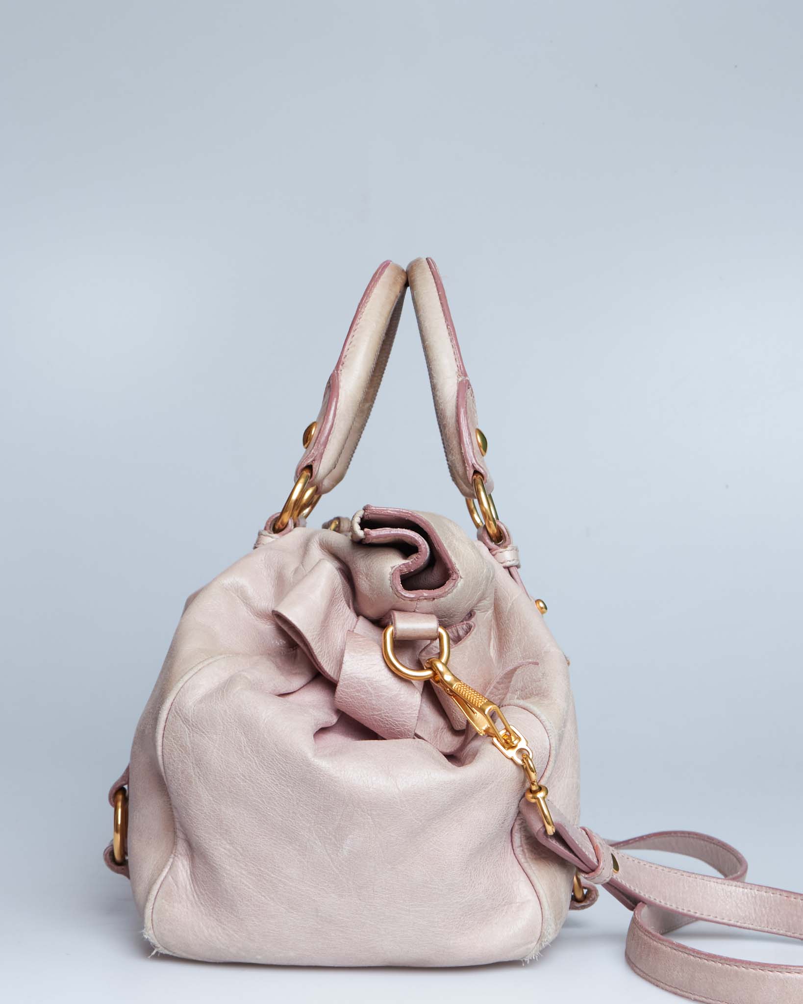 Miu Miu Vitello Lux Bow