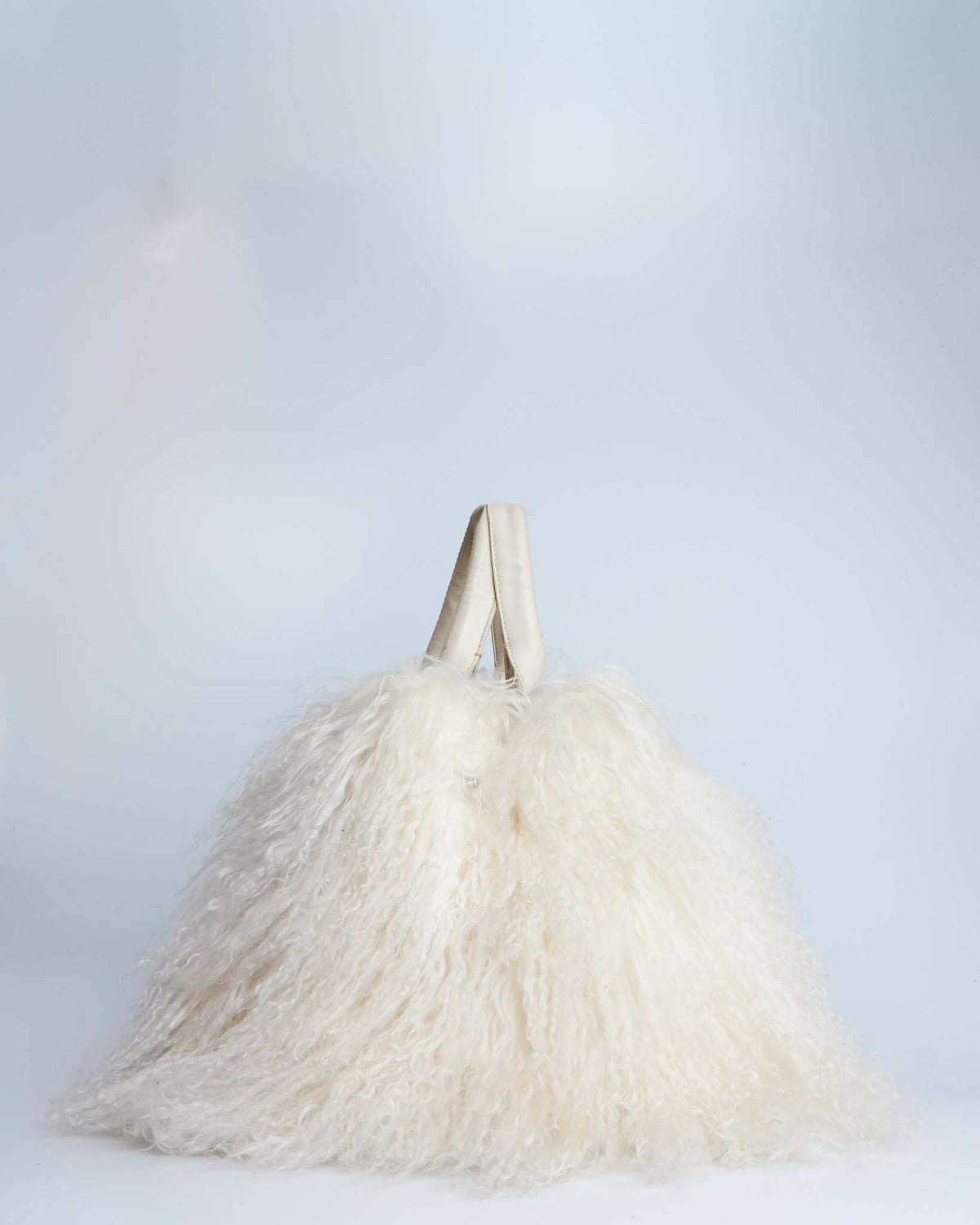 Prada Fur Top Handle Bag