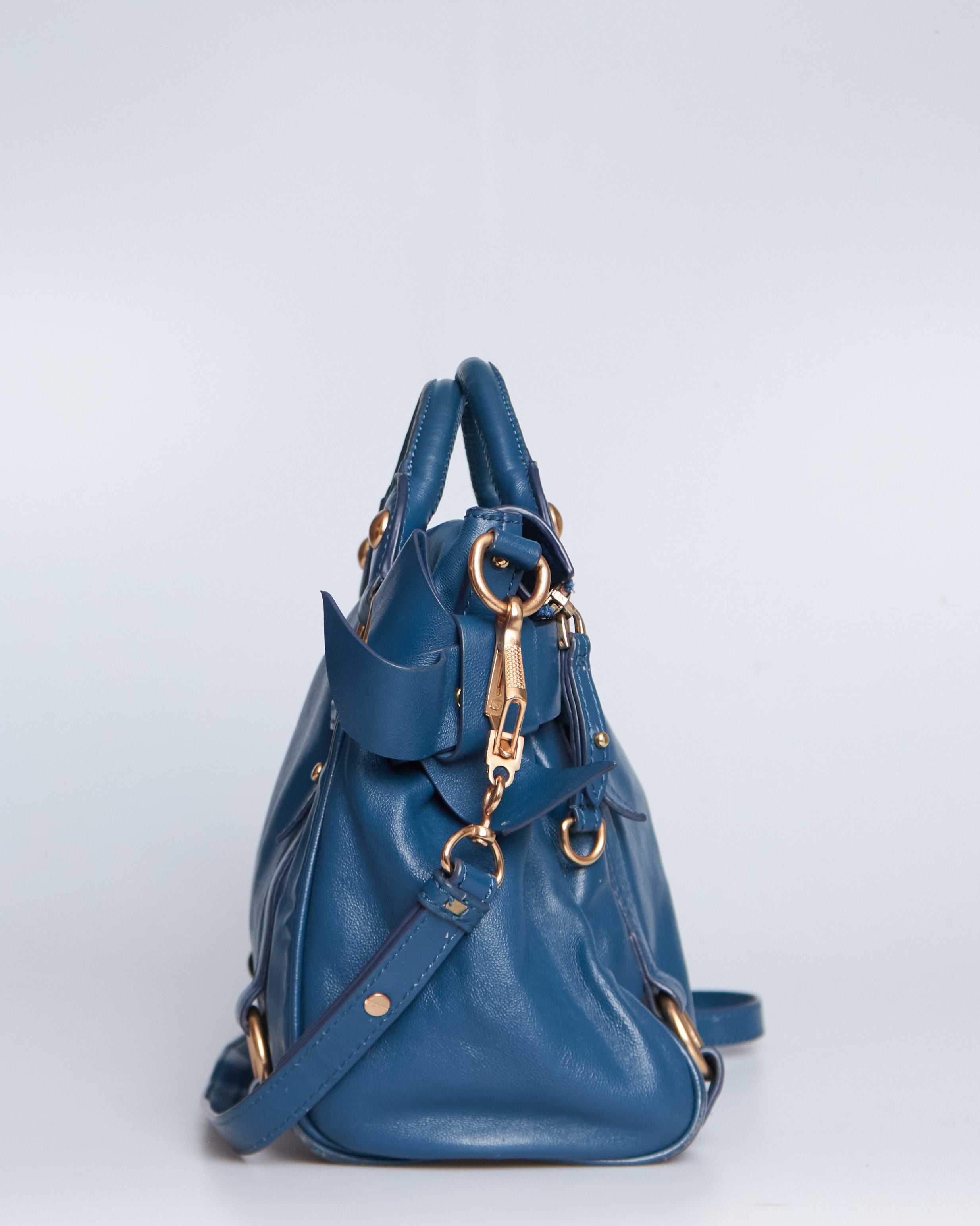 Miu Miu Vitello Lux Bow Bag Mini