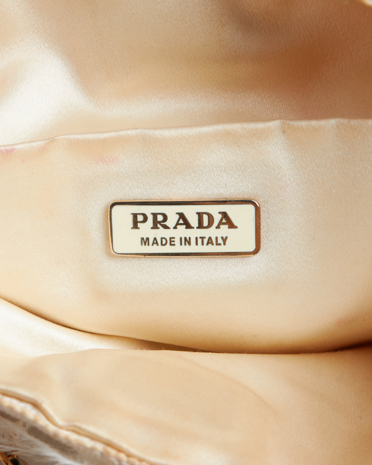 Prada Feather Bucket Bag