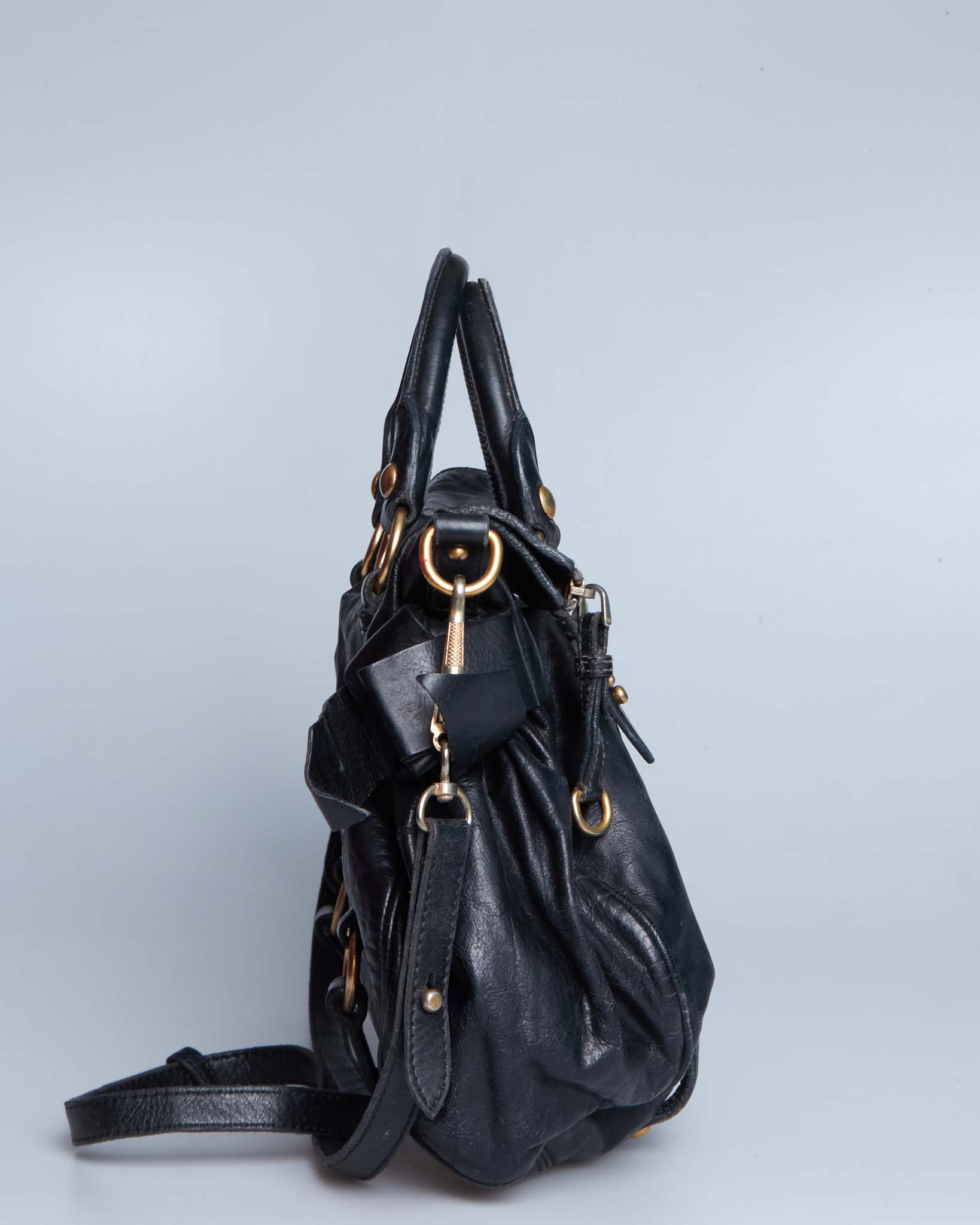 Miu Miu Vitello Lux Bow