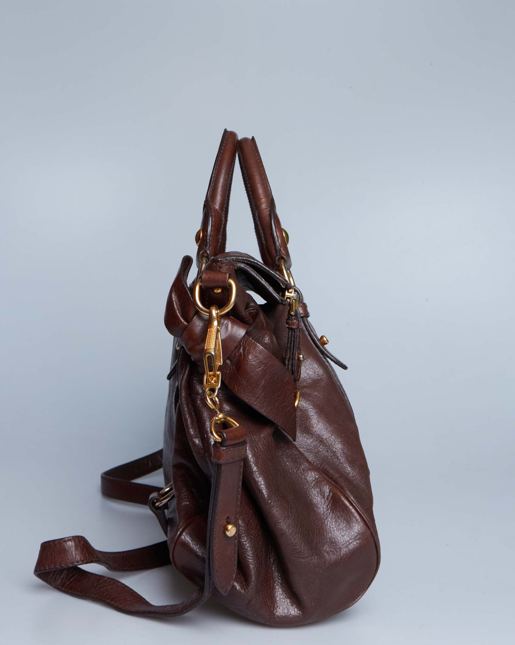 Miu Miu Vitello Lux Bow
