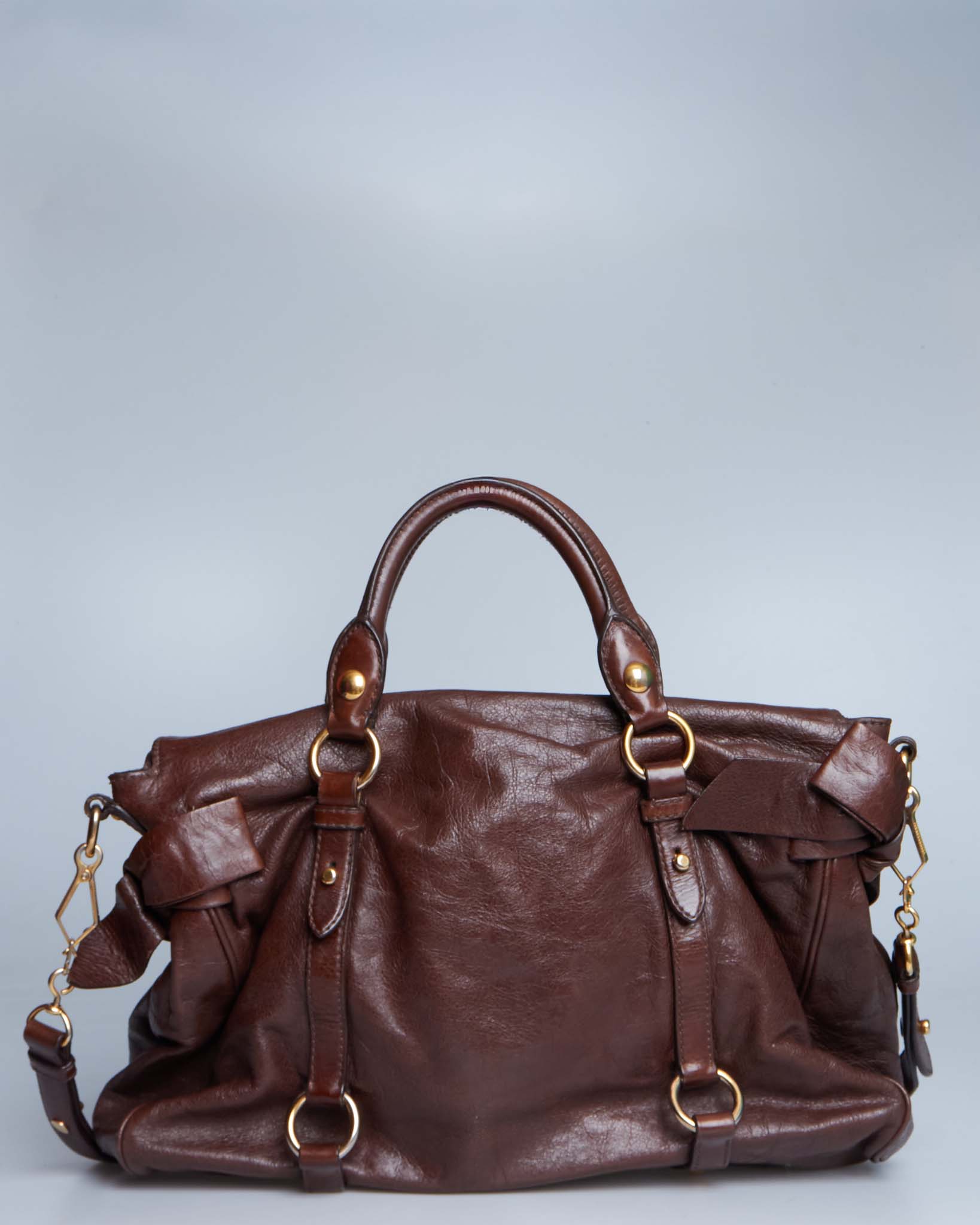 Miu Miu Vitello Lux Bow