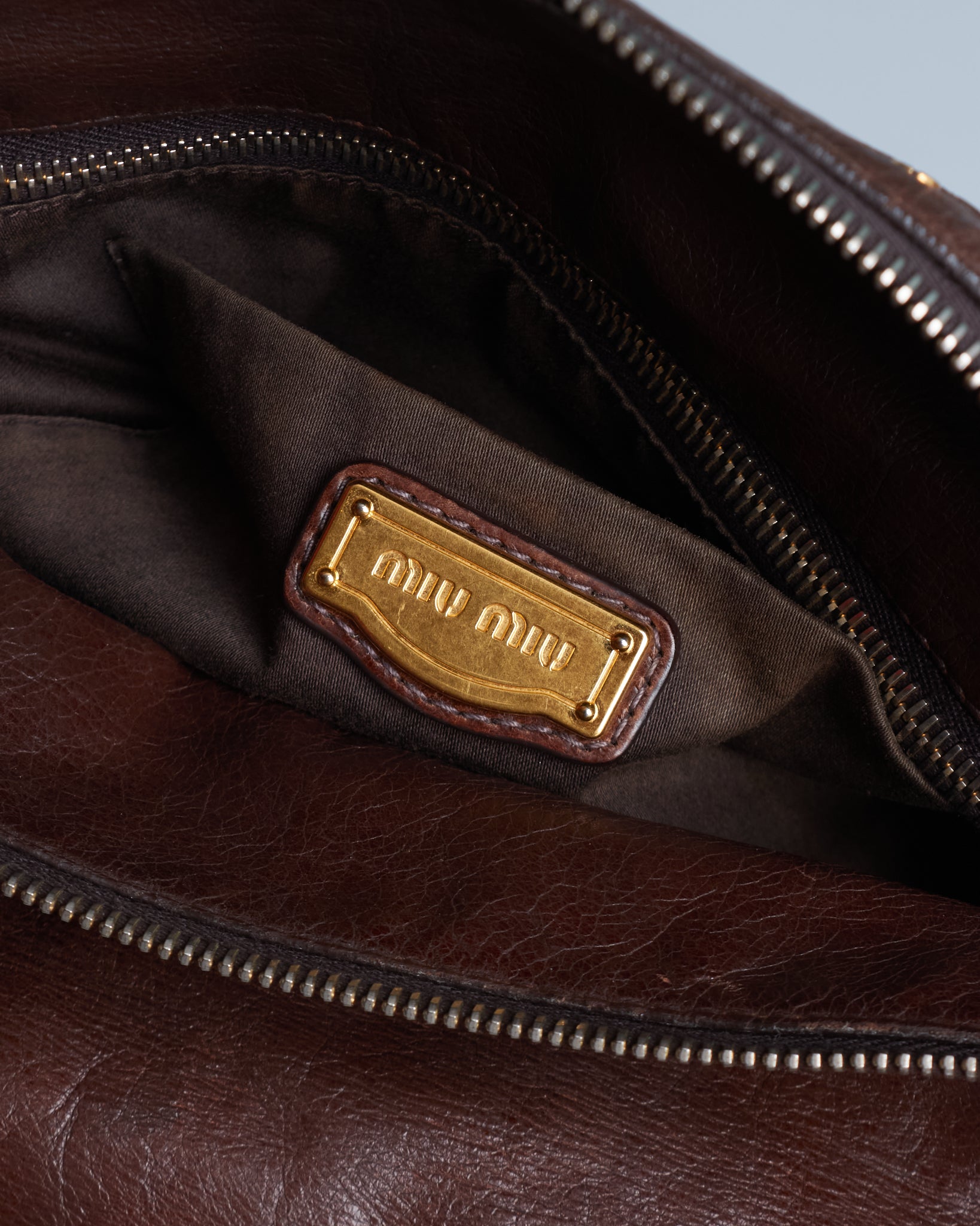 Miu Miu Vitello Lux Bow