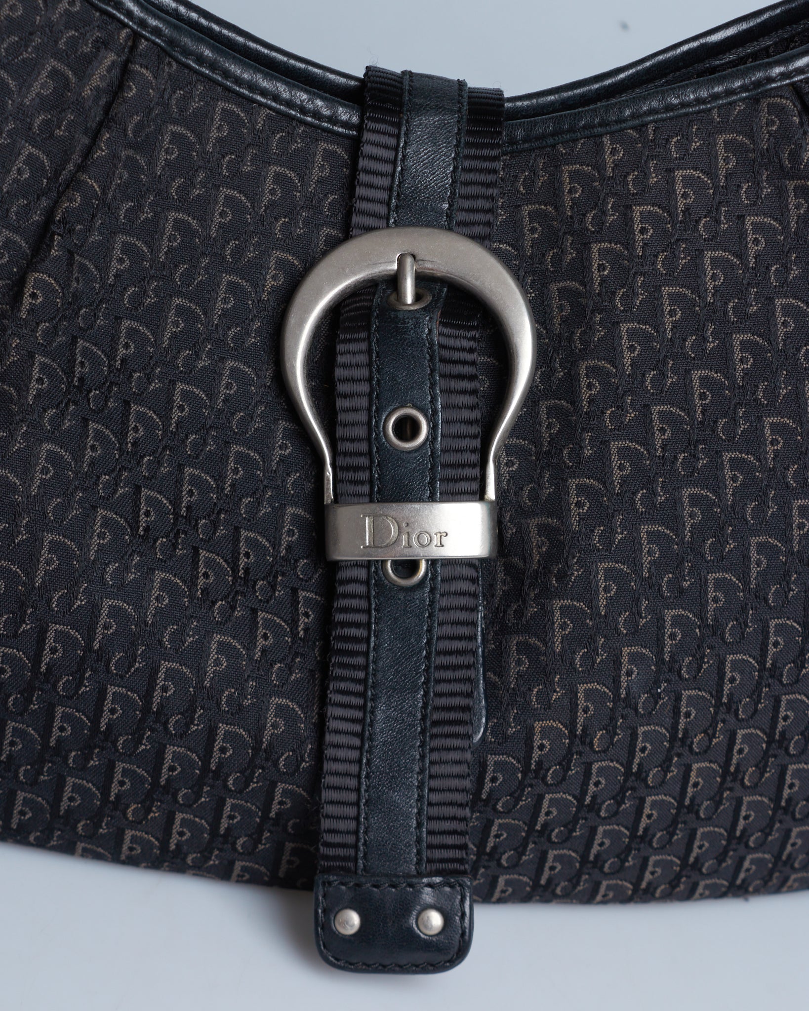 Dior Oblique Buckle Hobo